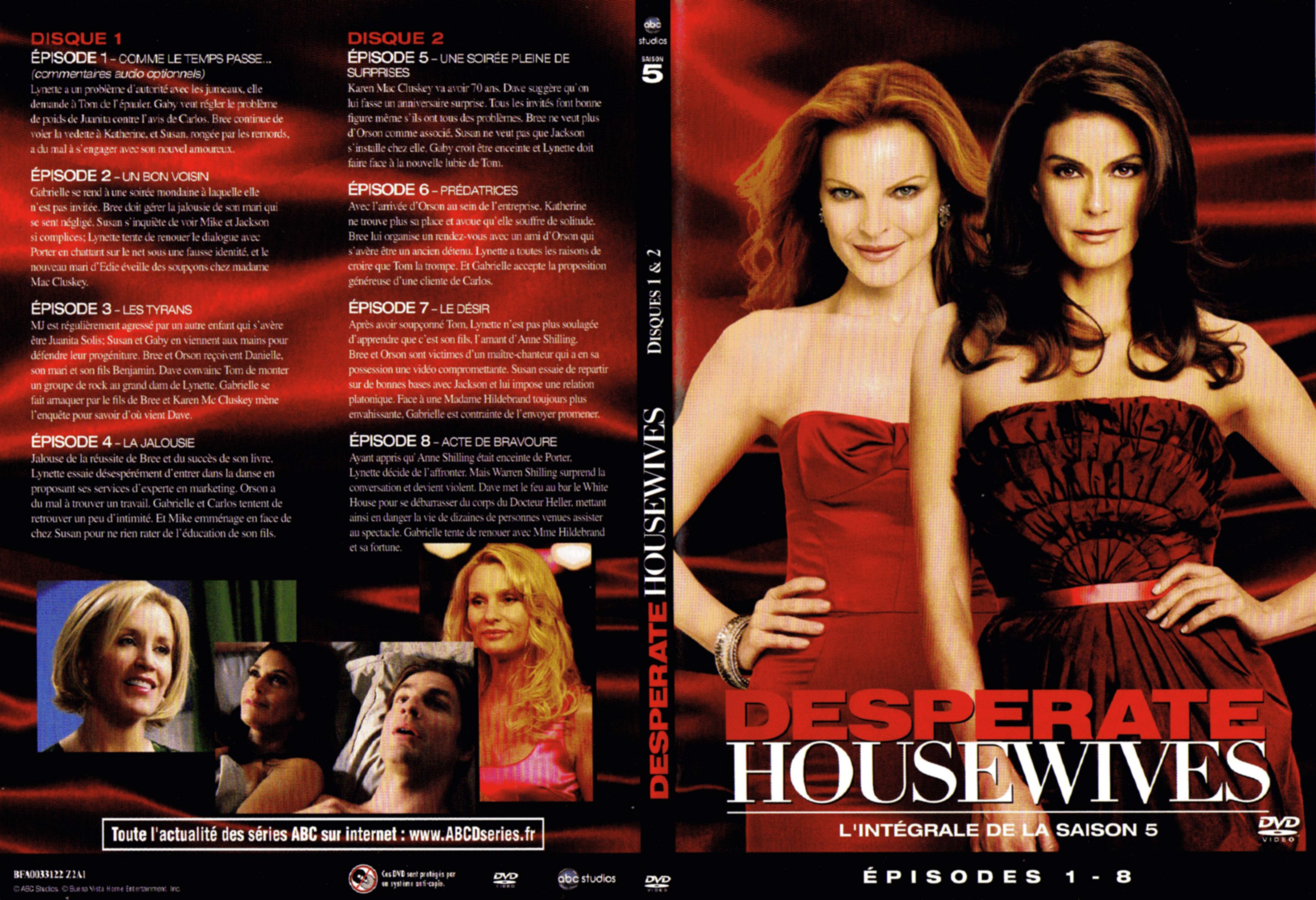Jaquette DVD Desperate housewives Saison 5 DVD 1