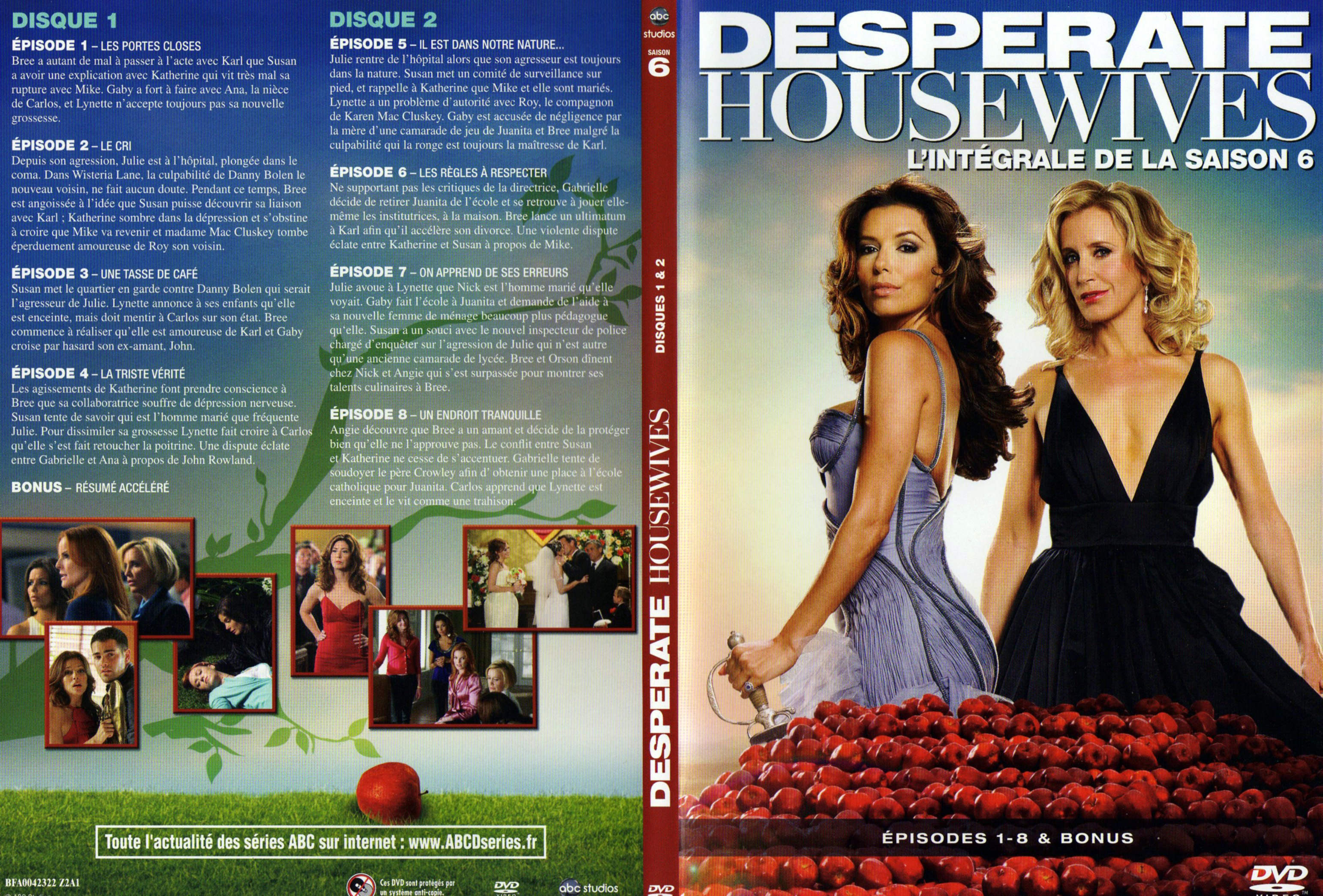 Jaquette DVD Desperate housewives Saison 6 DVD 1