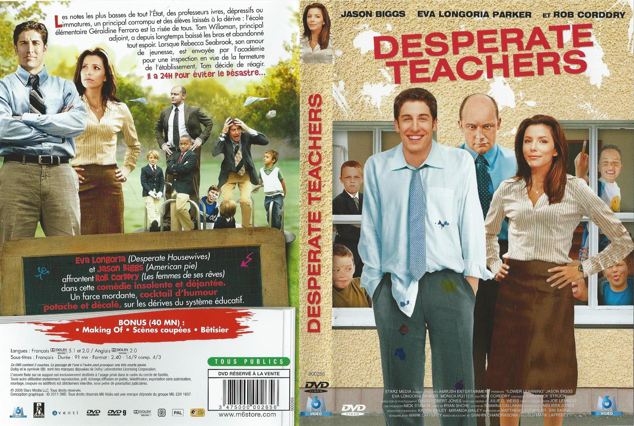 Jaquette DVD Desperate teachers