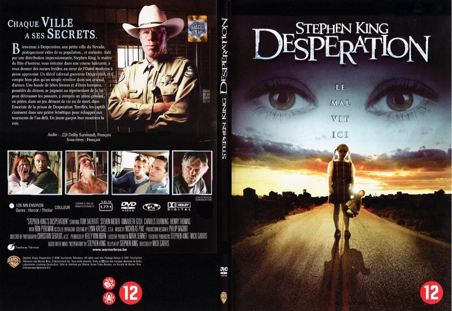 Jaquette DVD Desperation - SLIM
