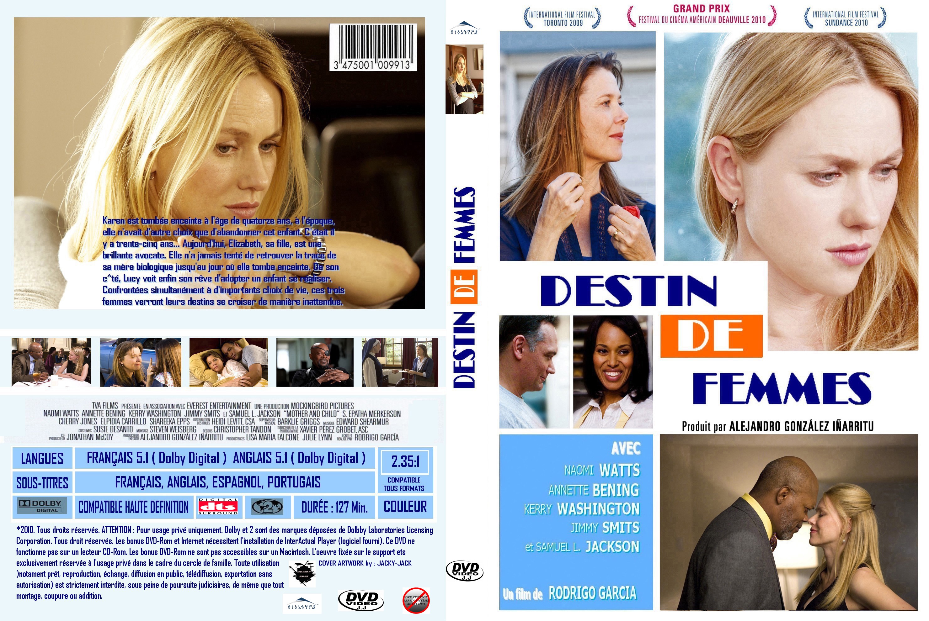 Jaquette DVD Destin de femmes custom v2