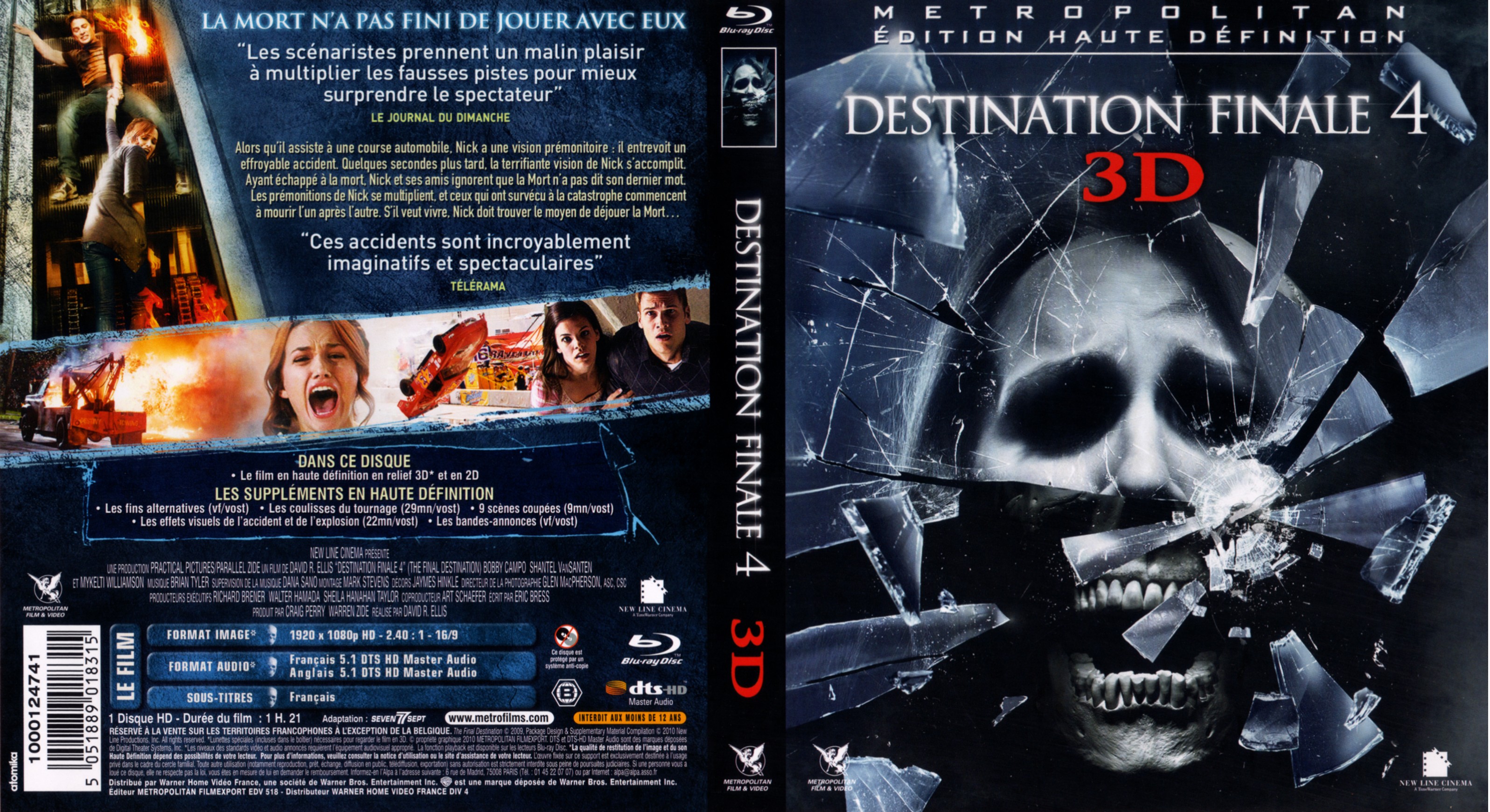 Jaquette DVD Destination Finale 4 (BLU-RAY)