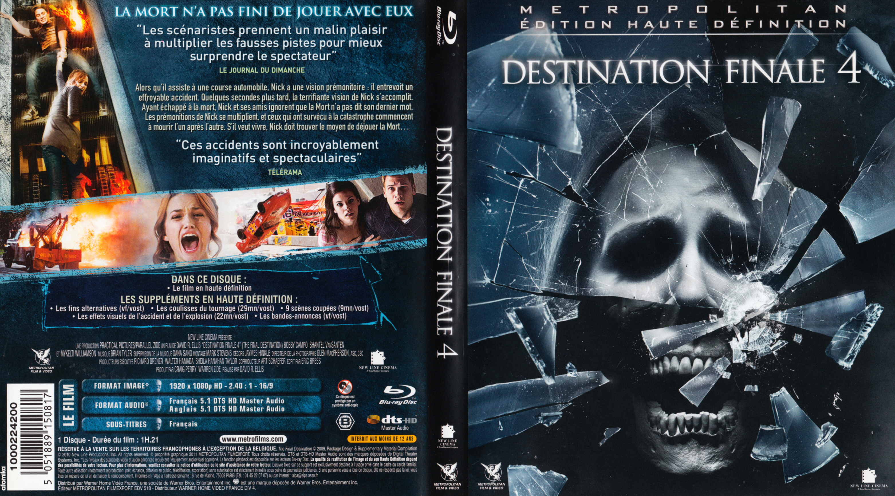 Jaquette DVD Destination Finale 4 (BLU-RAY) v2