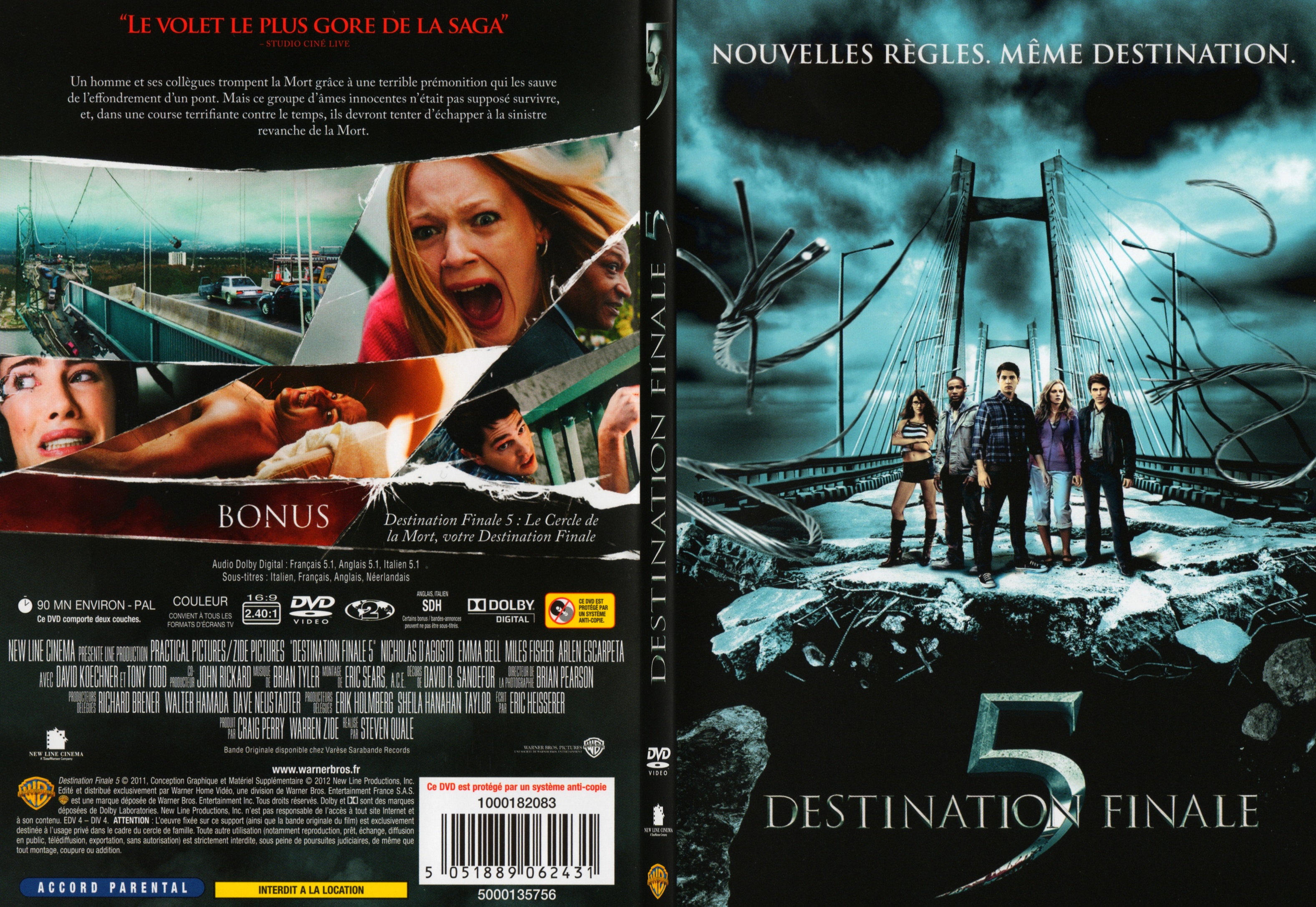 Jaquette DVD Destination Finale 5 - SLIM