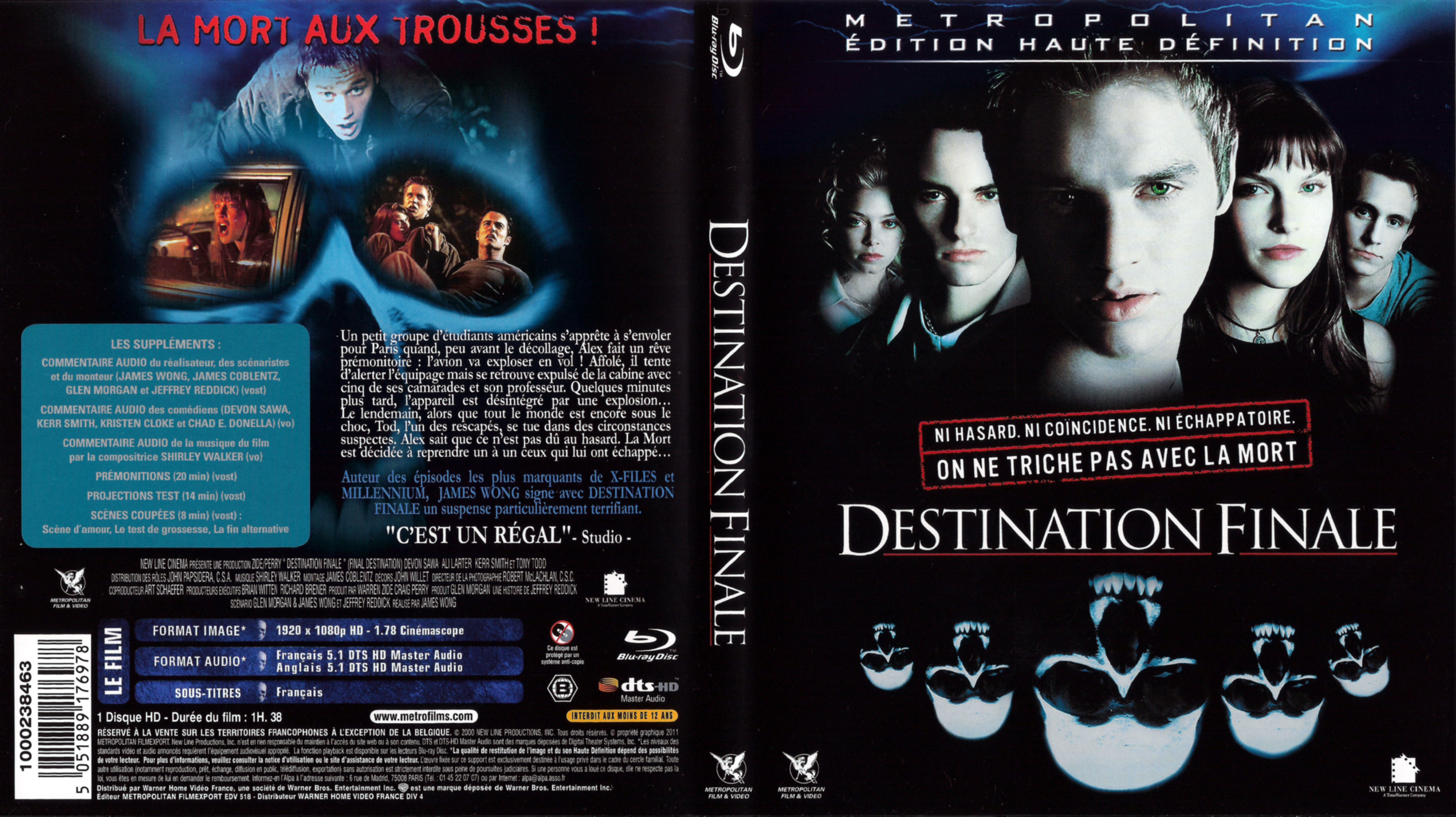 Jaquette DVD Destination Finale (BLU-RAY)