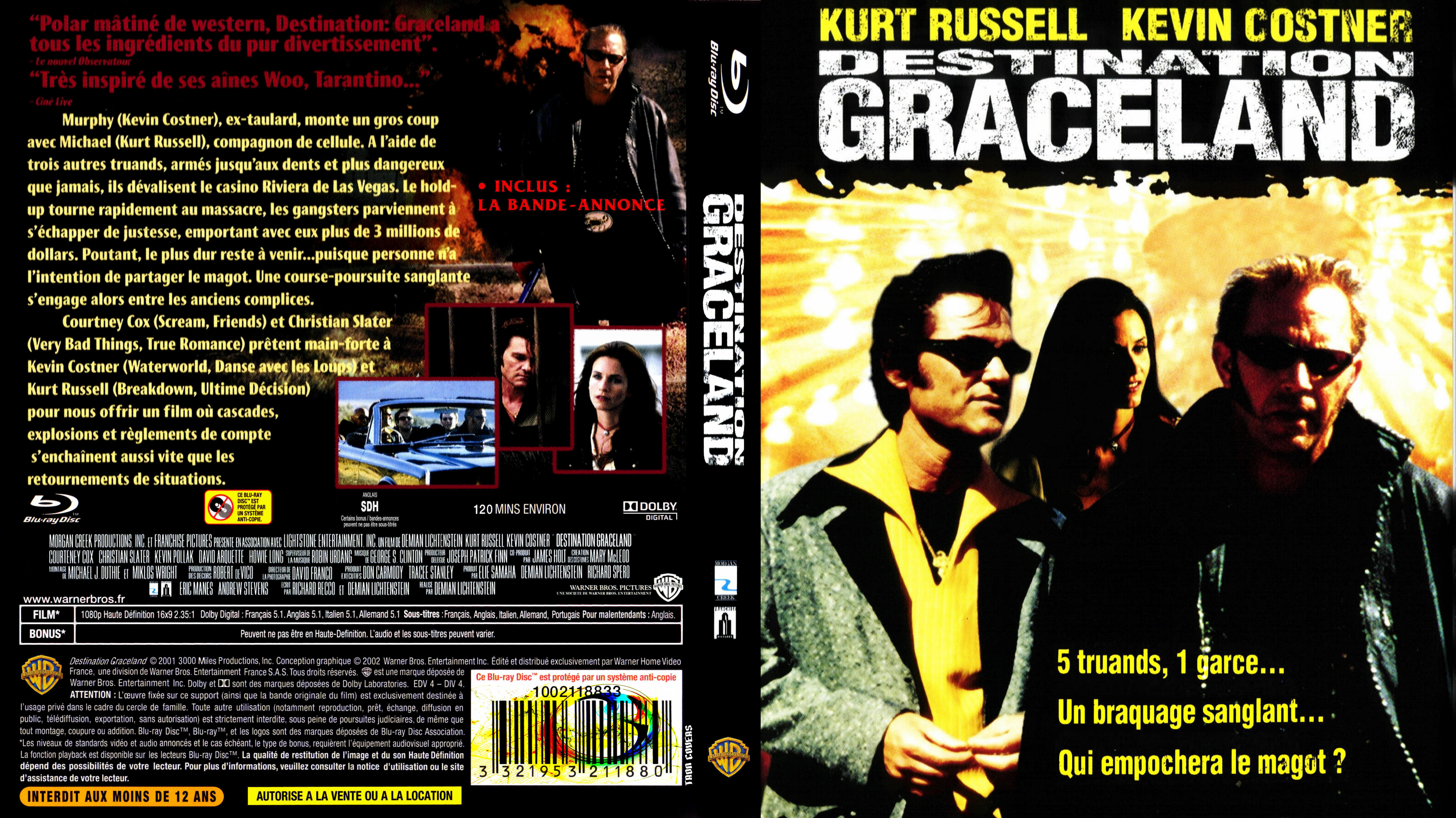 Jaquette DVD Destination Graceland custom (BLU-RAY) 