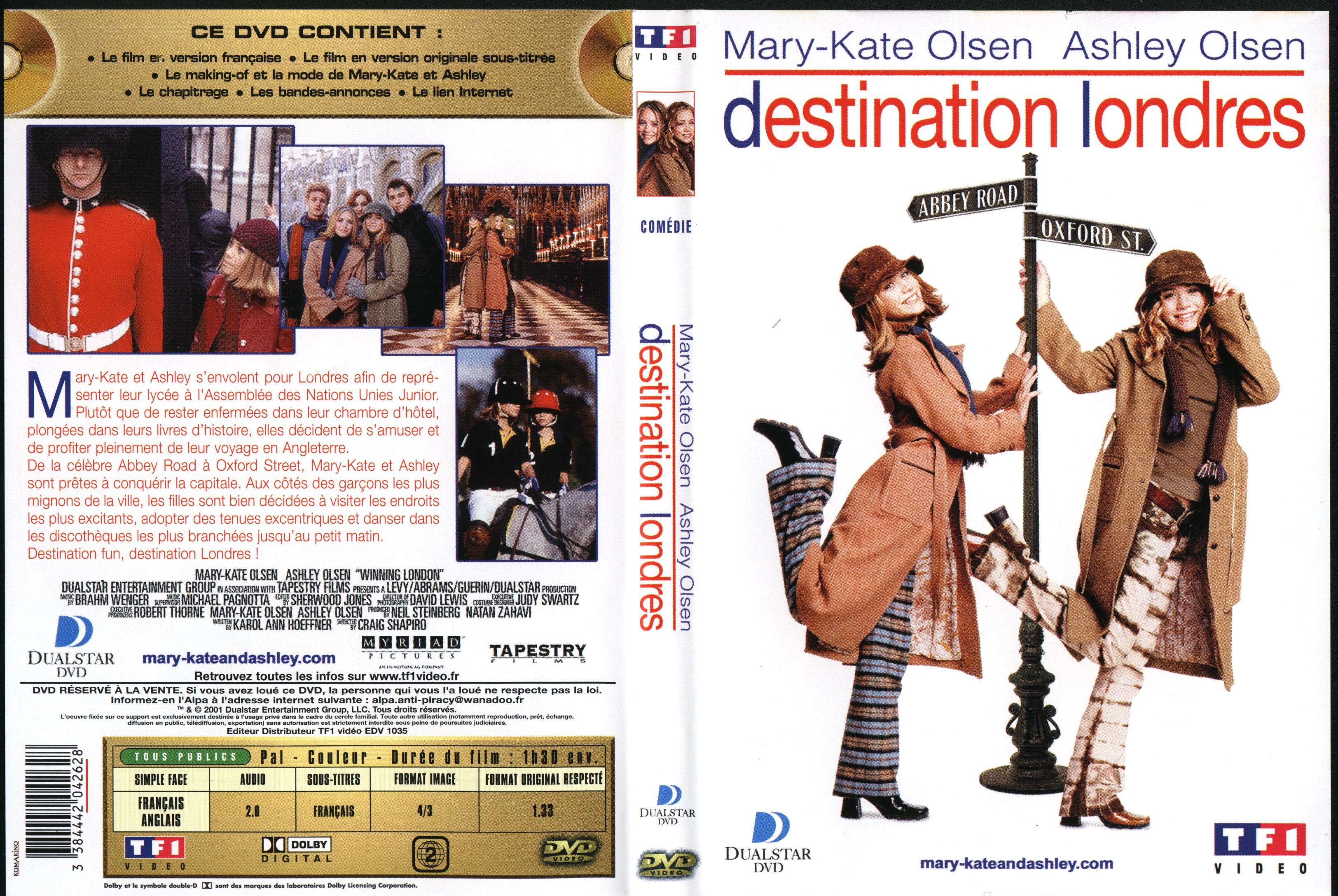 Jaquette DVD Destination Londres