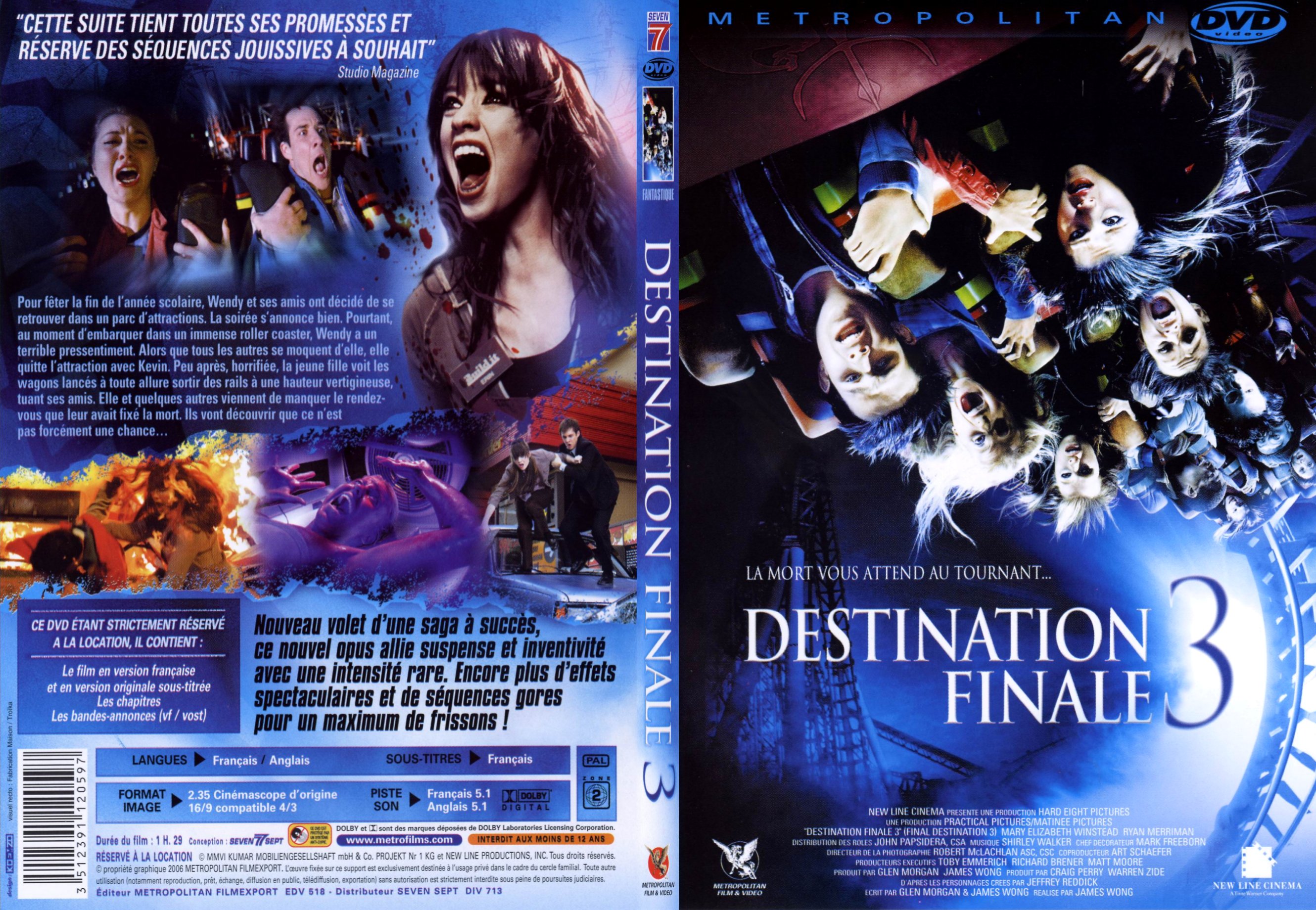 Jaquette DVD Destination finale 3 - SLIM