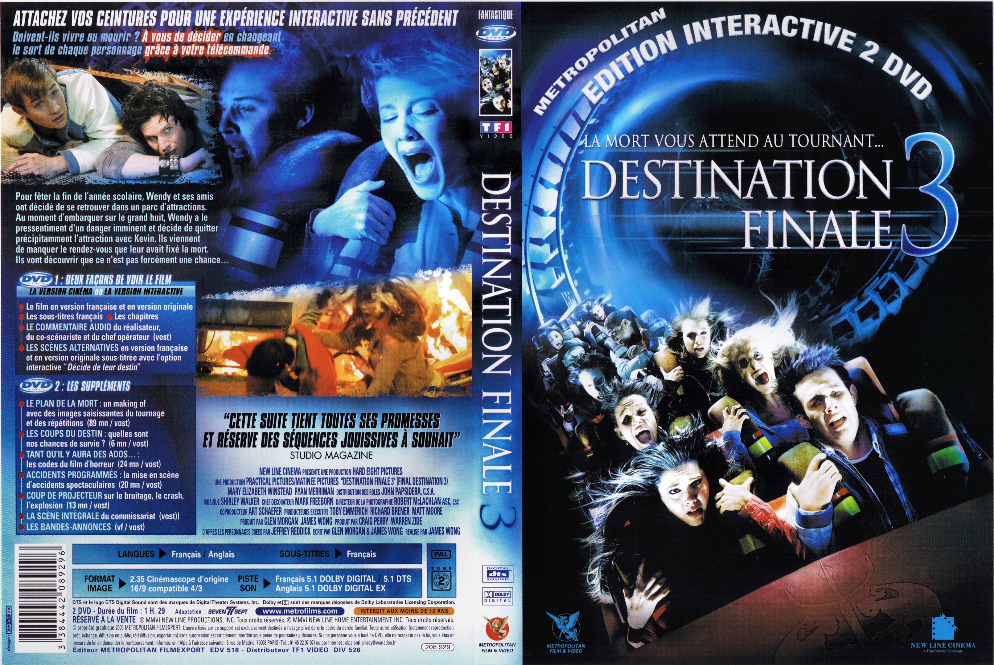 Jaquette DVD Destination finale 3 v2