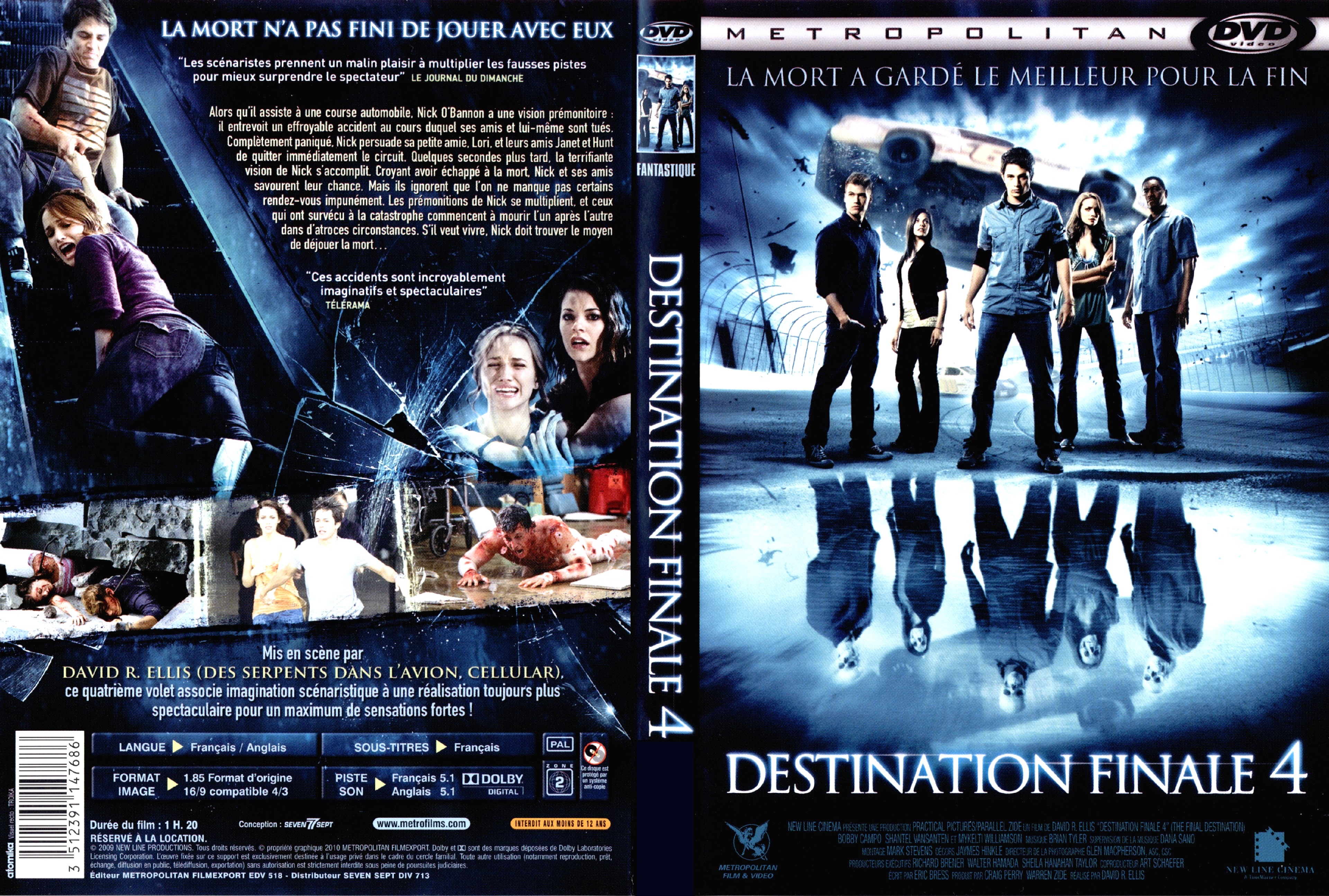 Jaquette DVD Destination finale 4