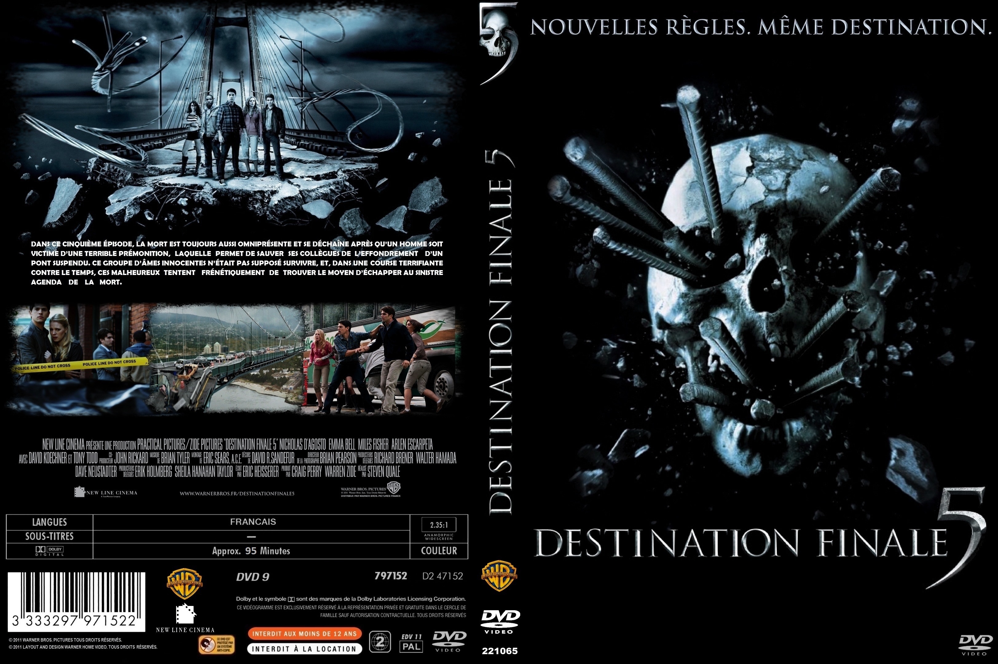 Jaquette DVD Destination finale 5 custom