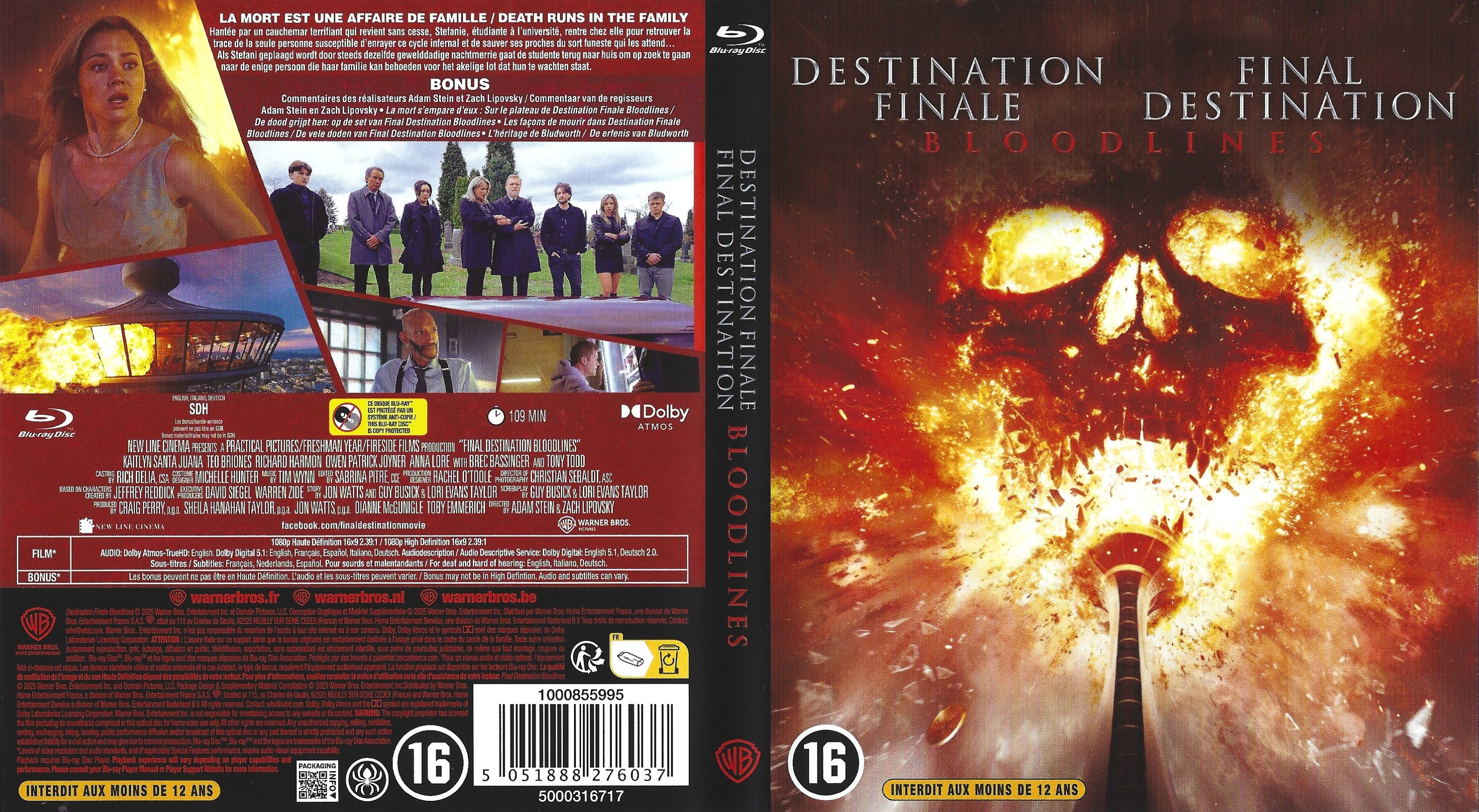 Jaquette DVD Destination finale bloodlines (BLU-RAY)