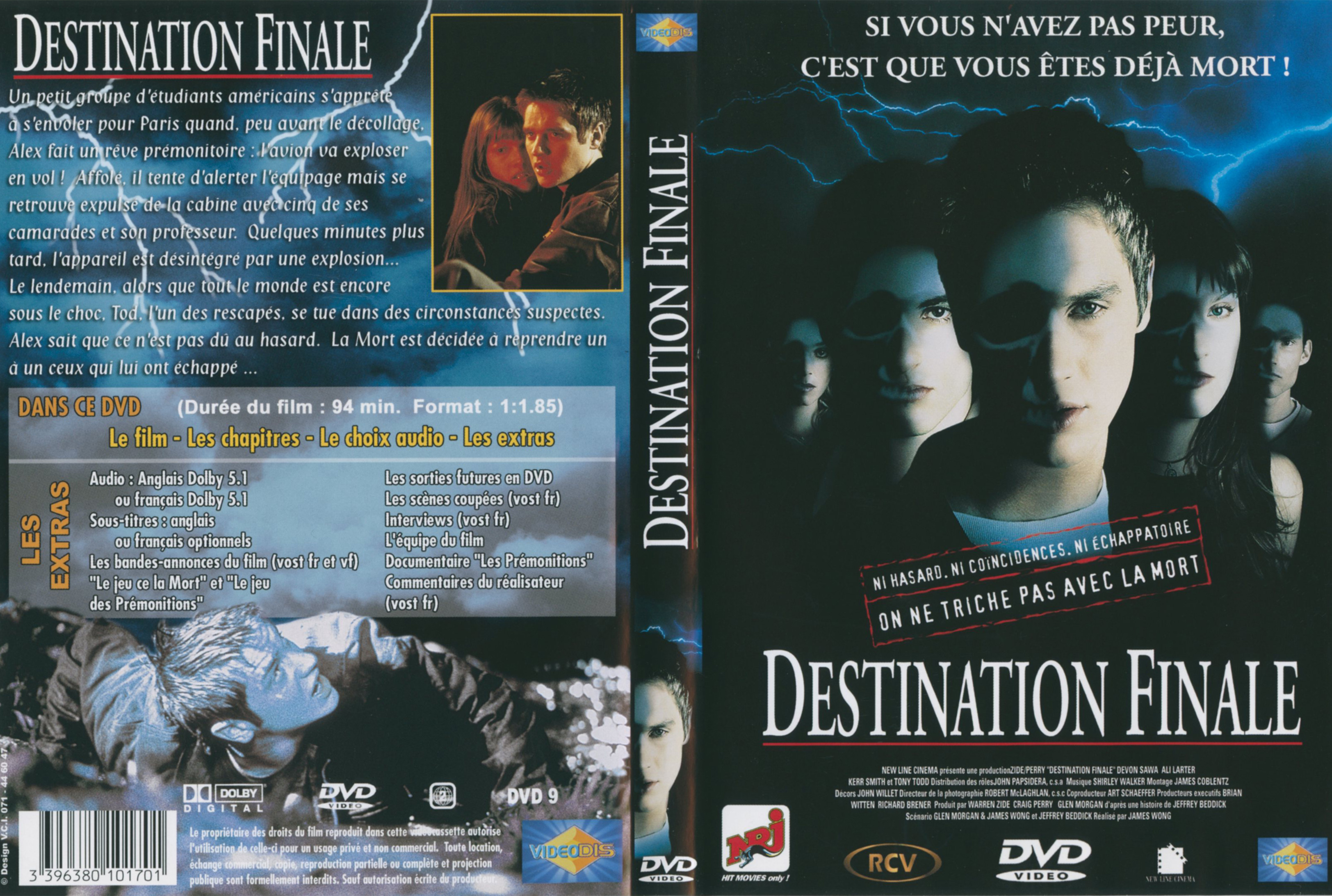 Jaquette DVD Destination finale v3
