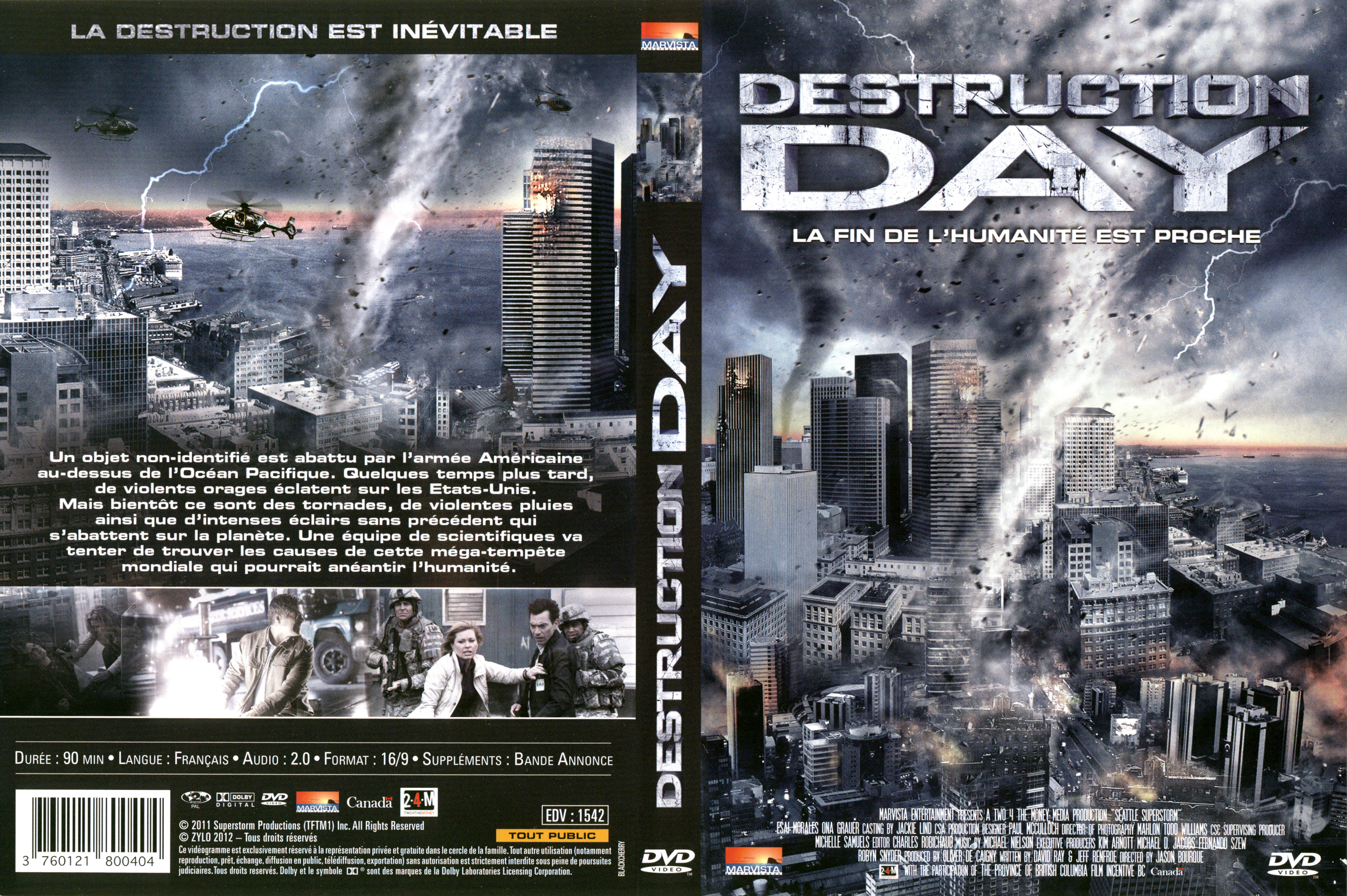 Jaquette DVD Destruction day