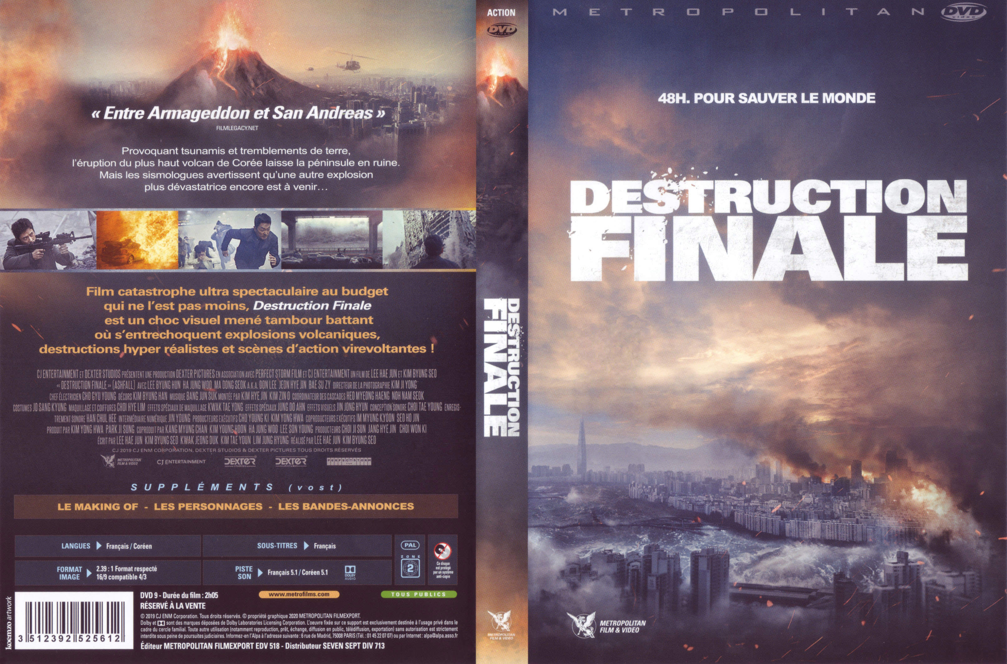 Jaquette DVD Destruction finale (2019)
