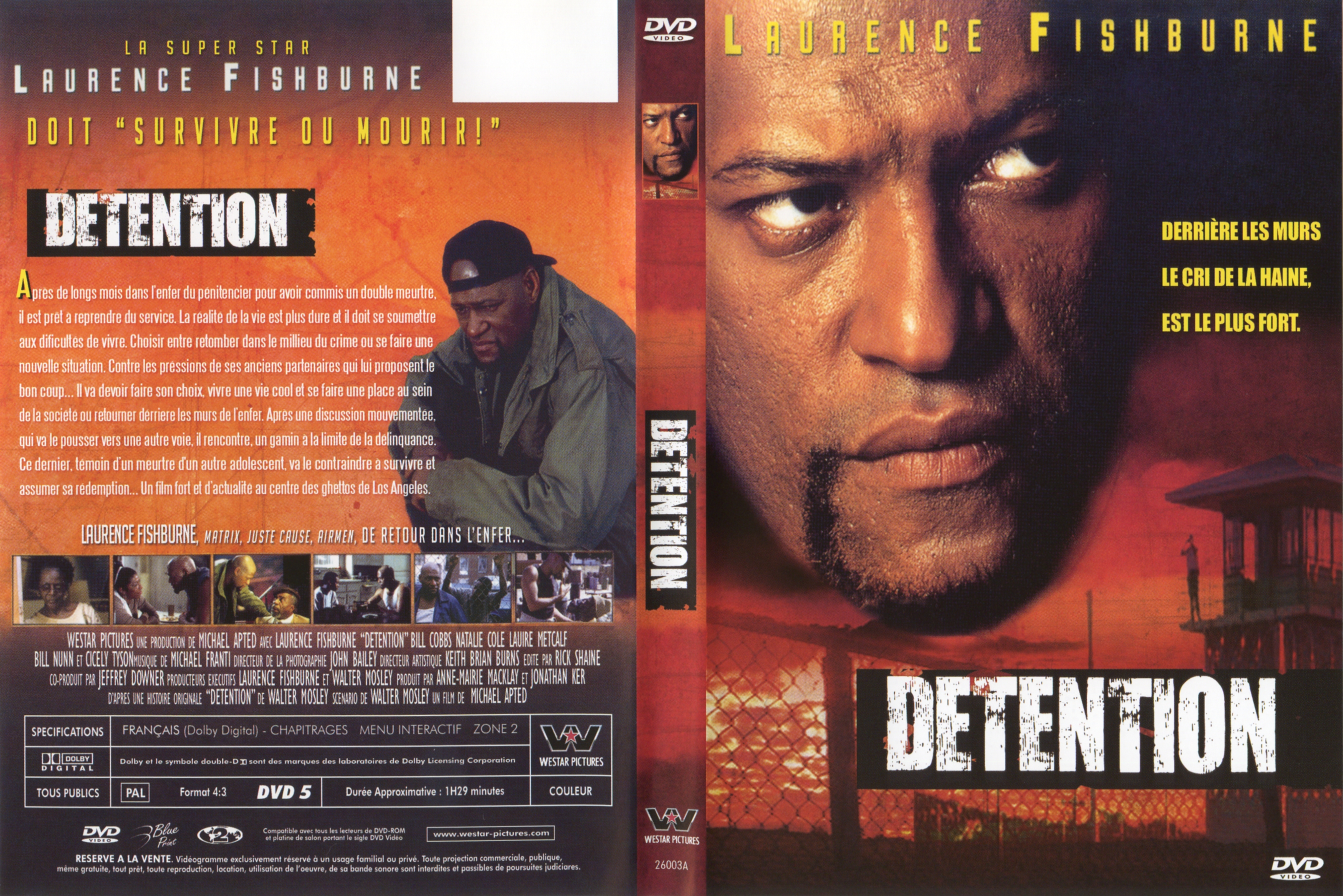 Jaquette DVD Detention (Laurence Fishburne)
