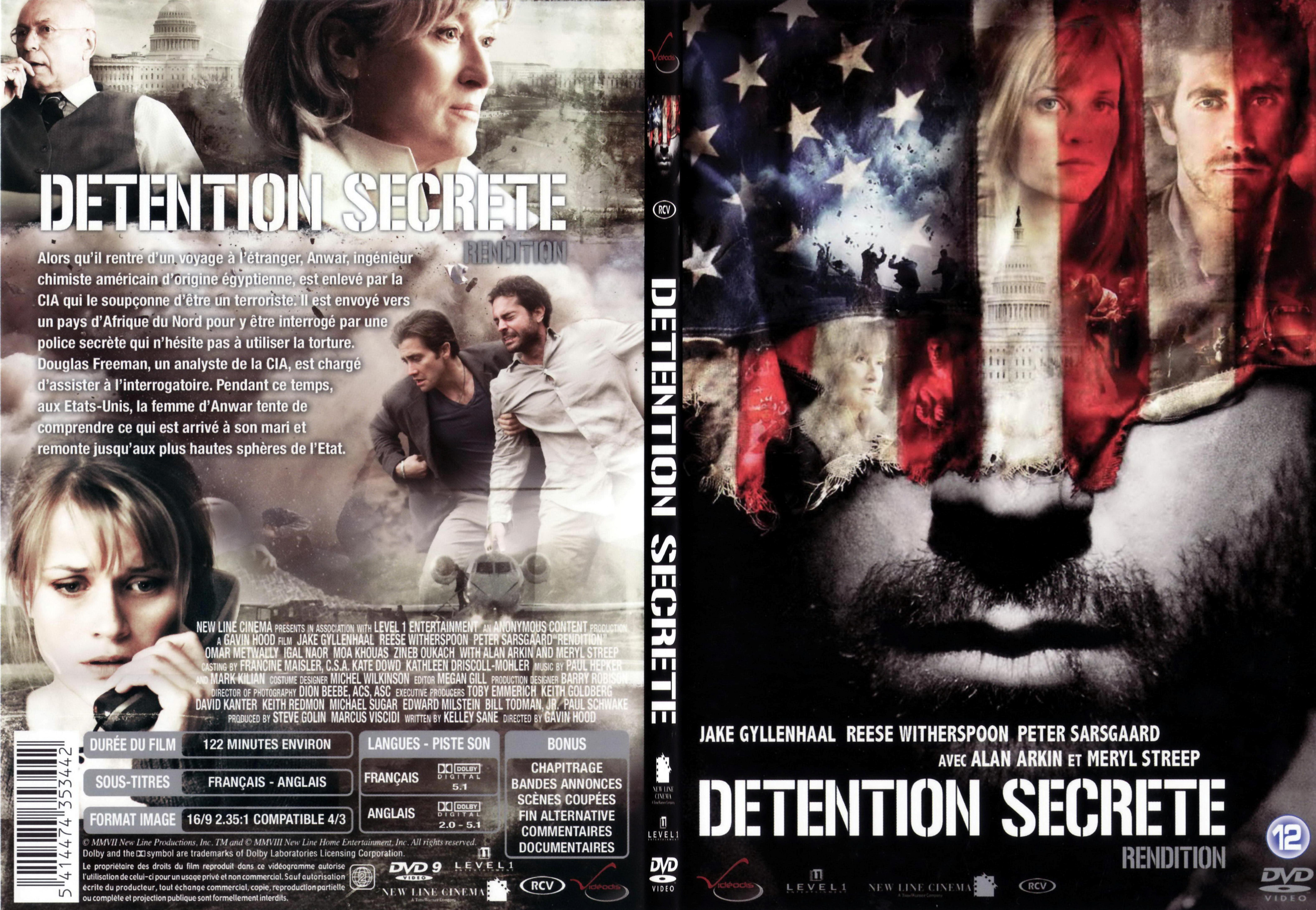 Jaquette DVD Detention secrete - SLIM v2