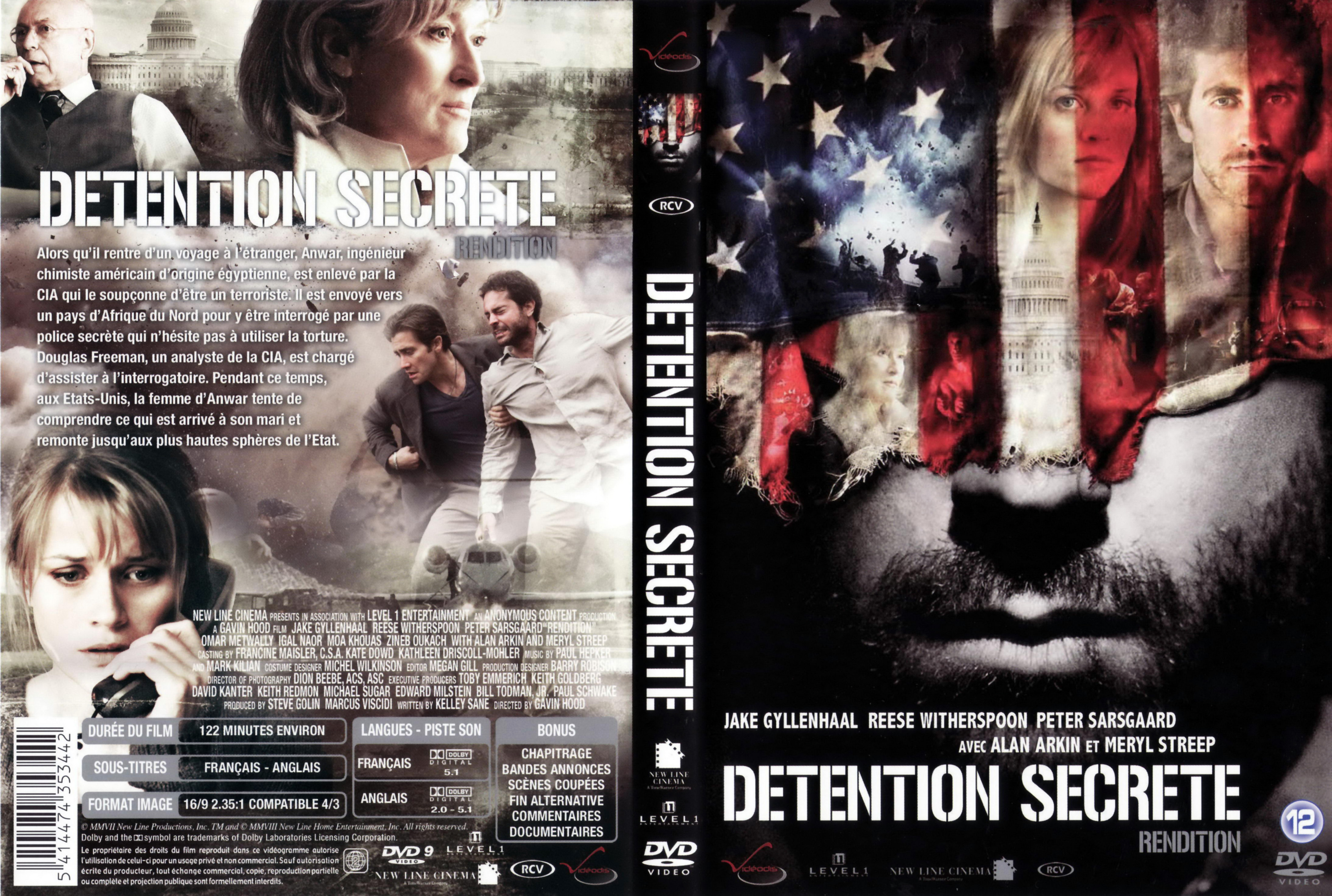 Jaquette DVD Detention secrete v2