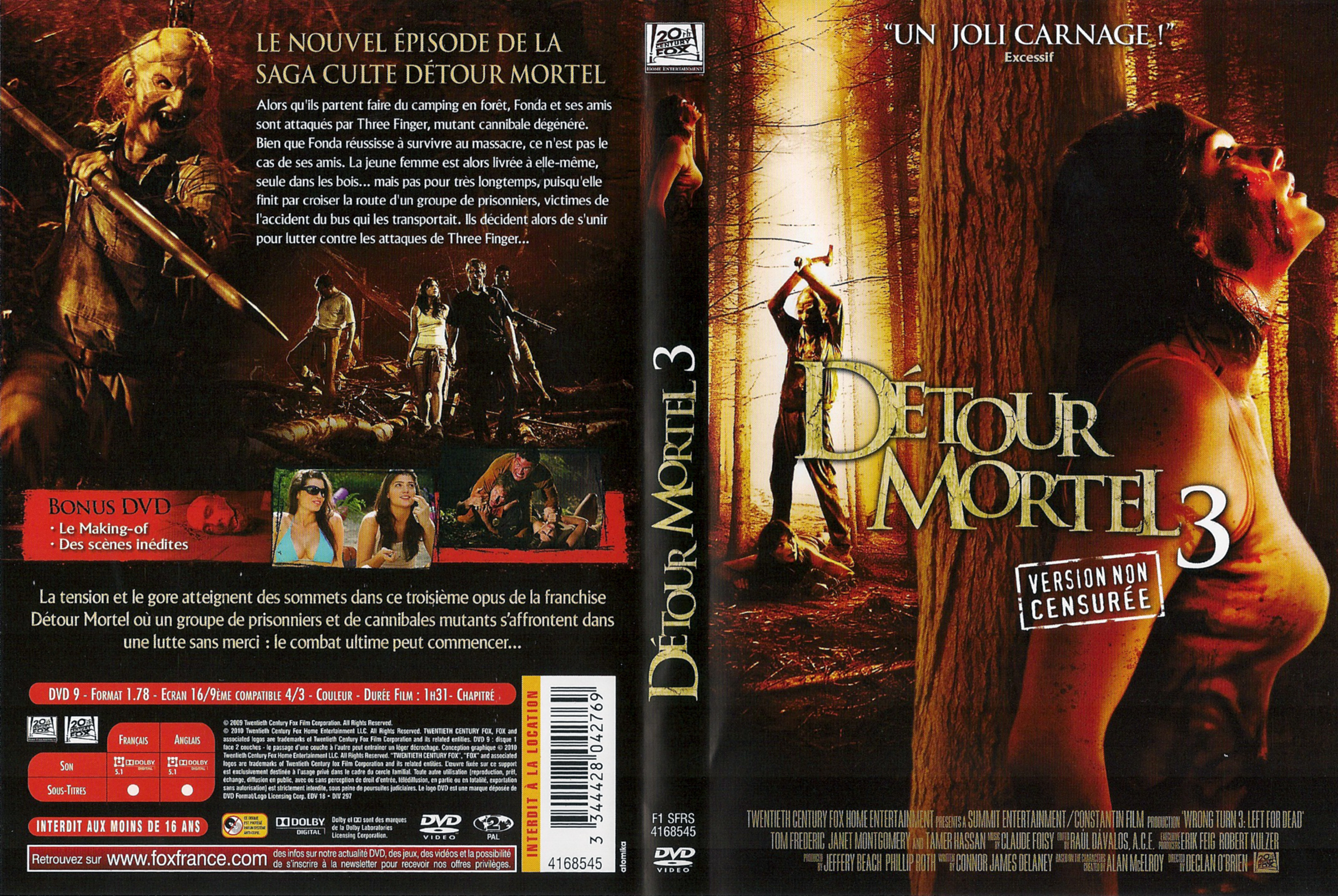 Jaquette DVD Dtour mortel 3 v2