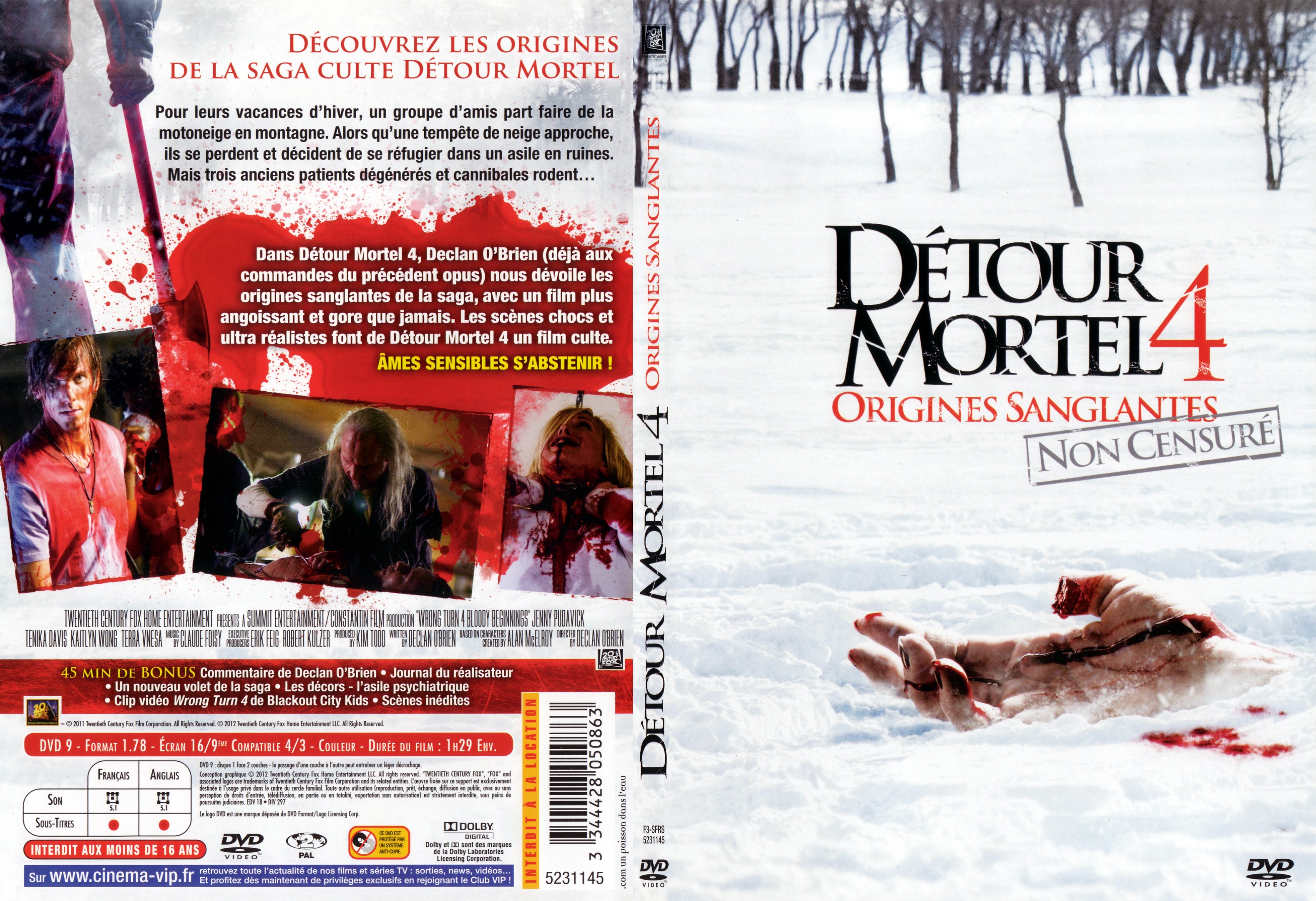 Jaquette DVD Detour mortel 4 - SLIM