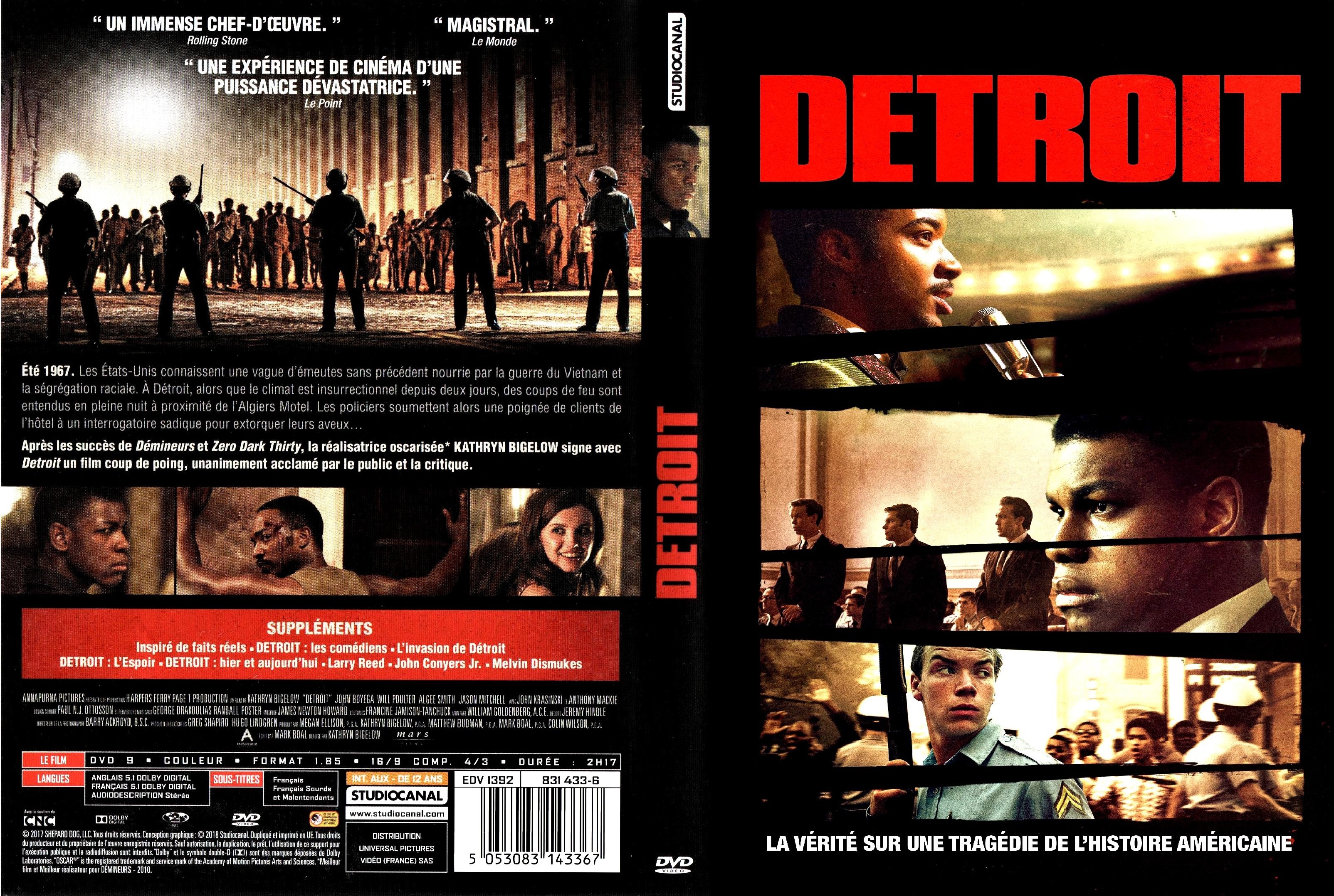 Jaquette DVD Detroit