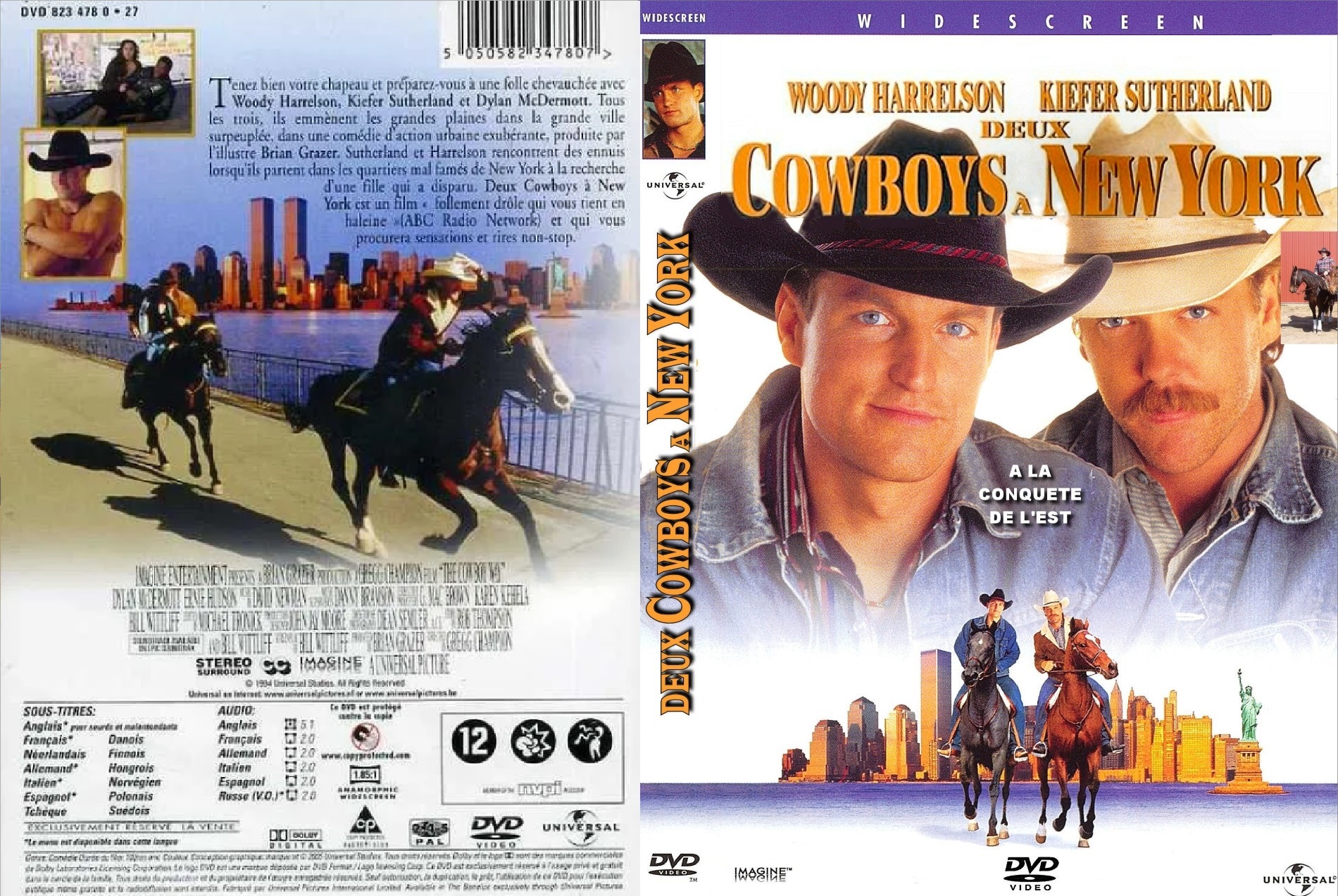 Jaquette DVD Deux cowboys a new york
