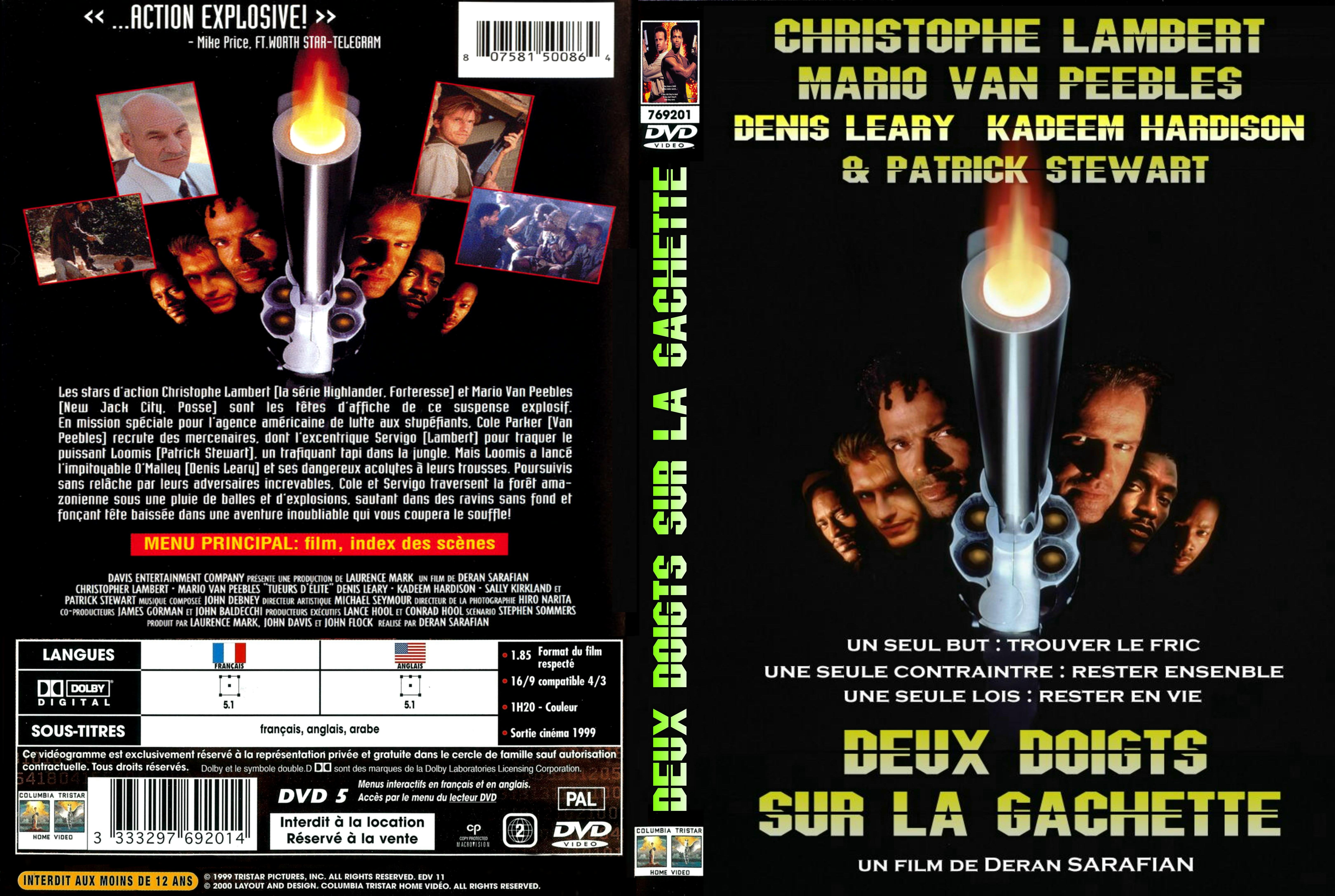 Jaquette DVD Deux doigts sur la gachette