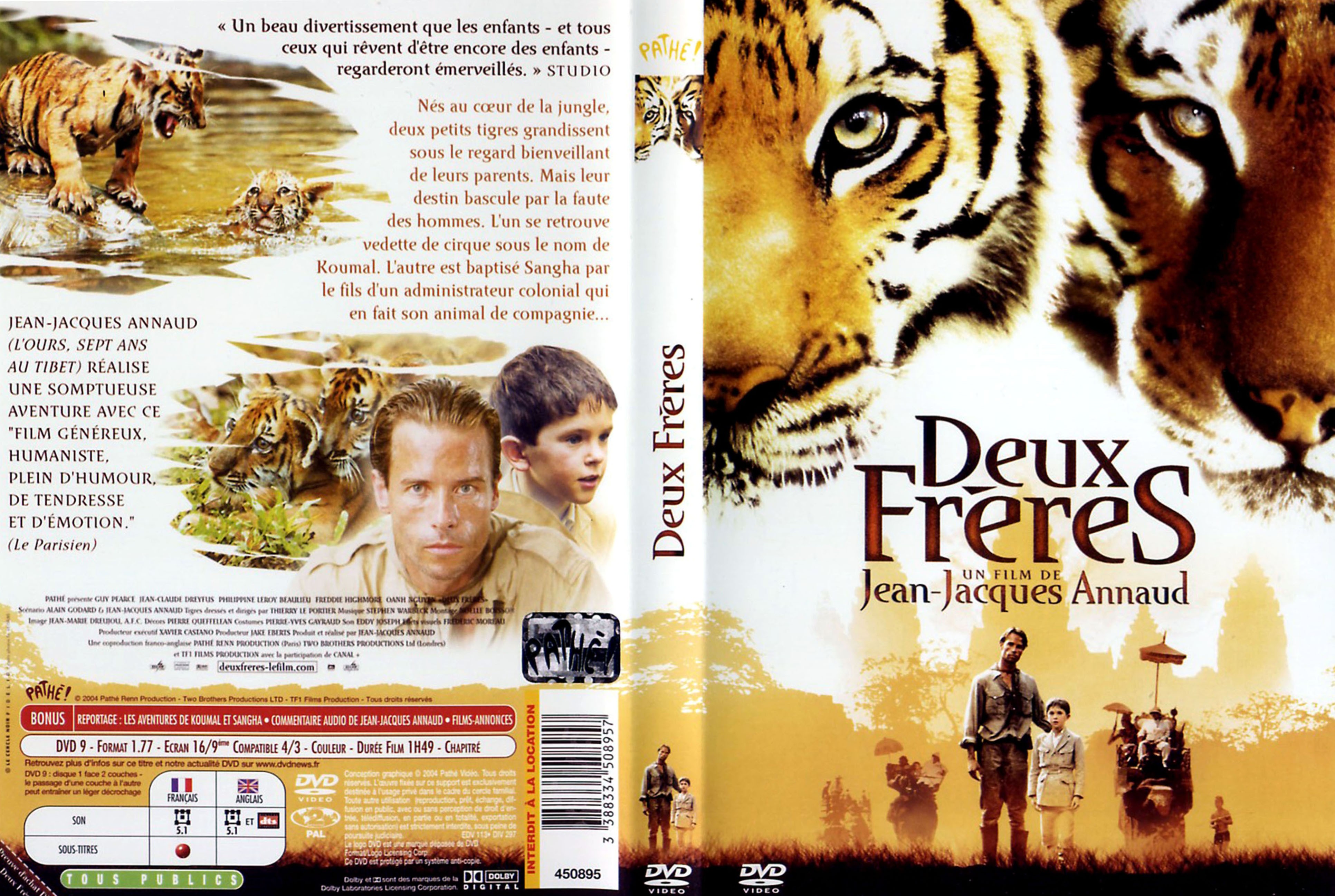 Jaquette DVD Deux freres