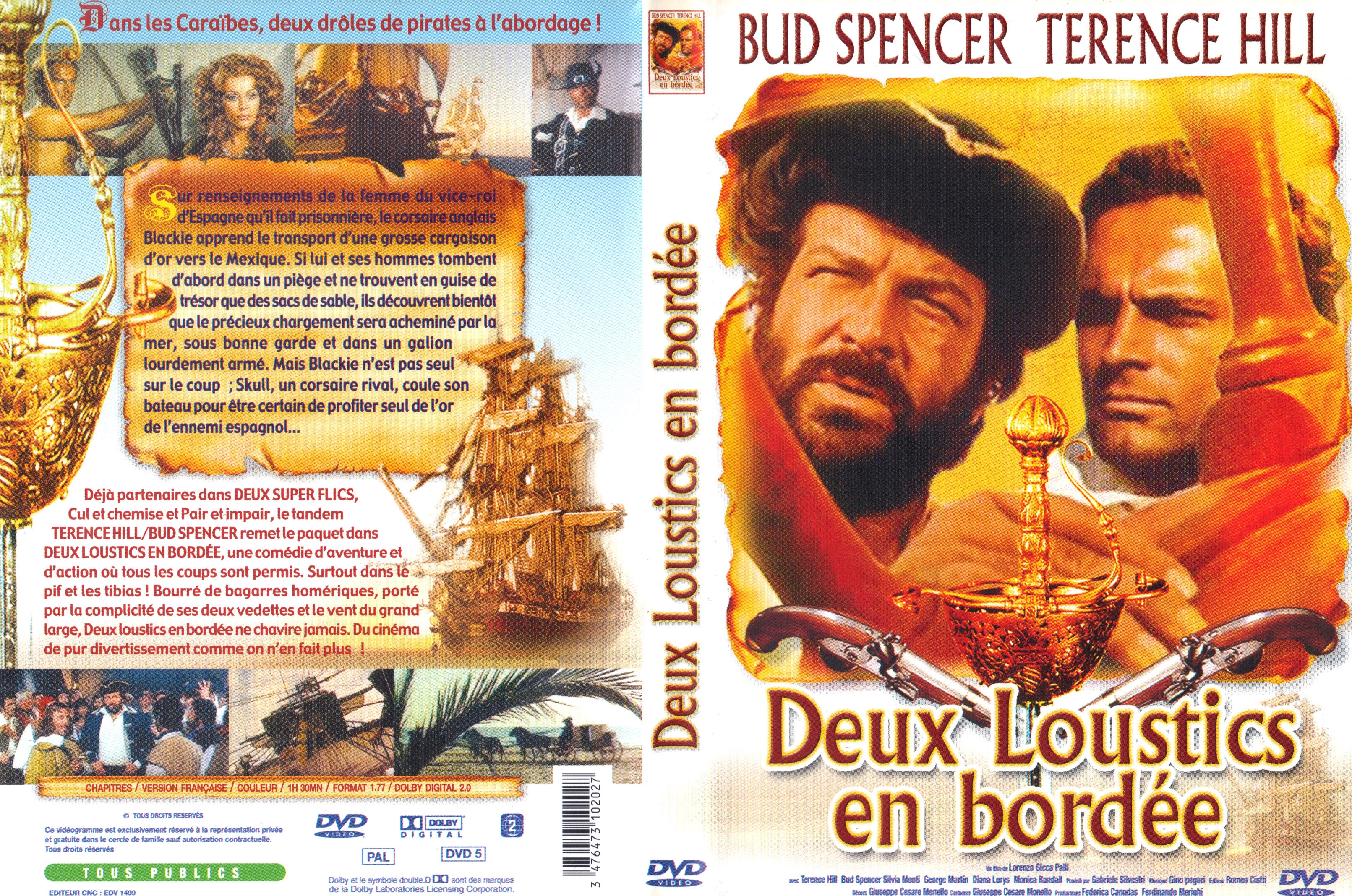 Jaquette DVD Deux loustics en borde