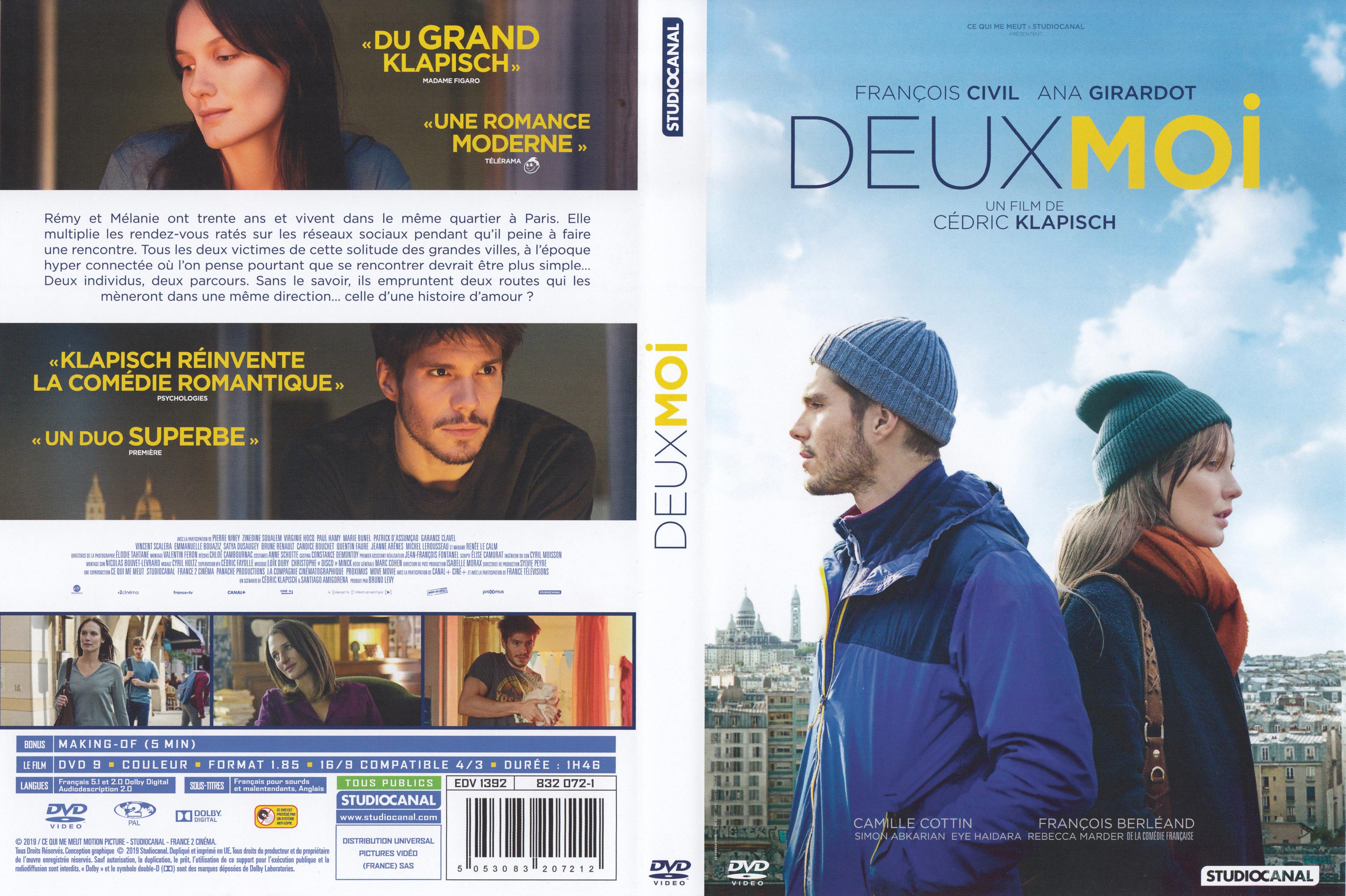 Jaquette DVD Deux moi