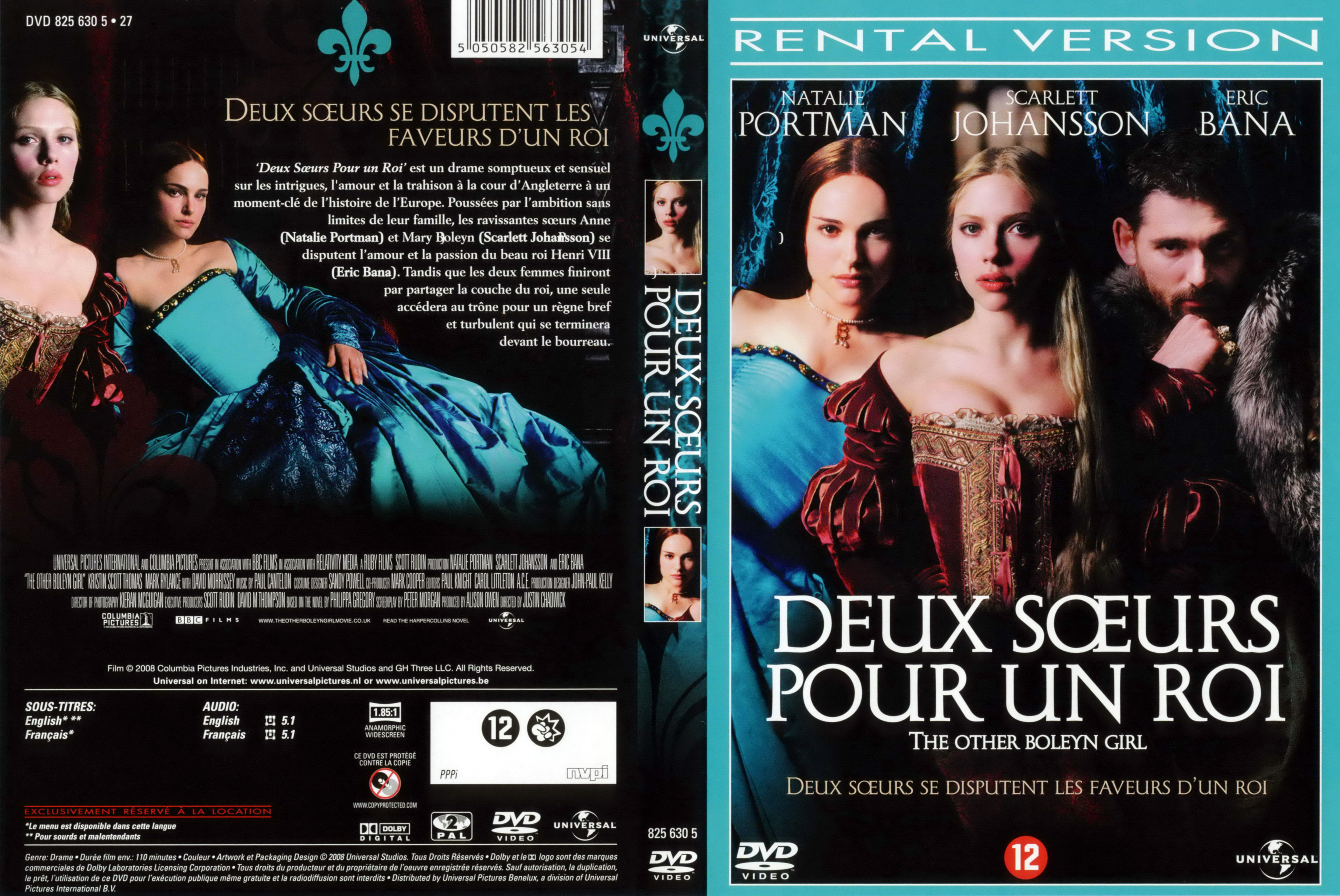 Jaquette DVD Deux soeurs pour un roi