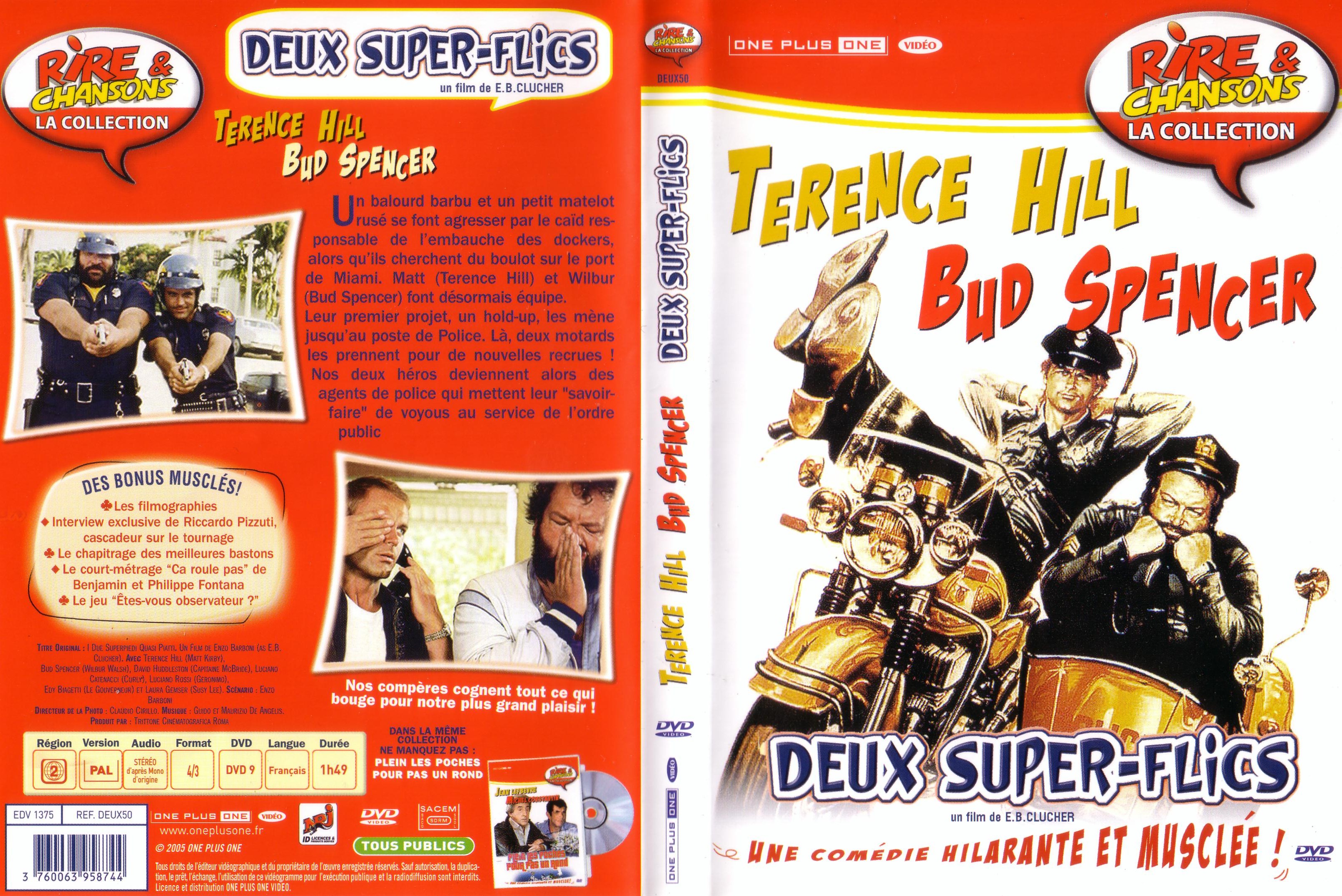 Jaquette DVD Deux super-flics