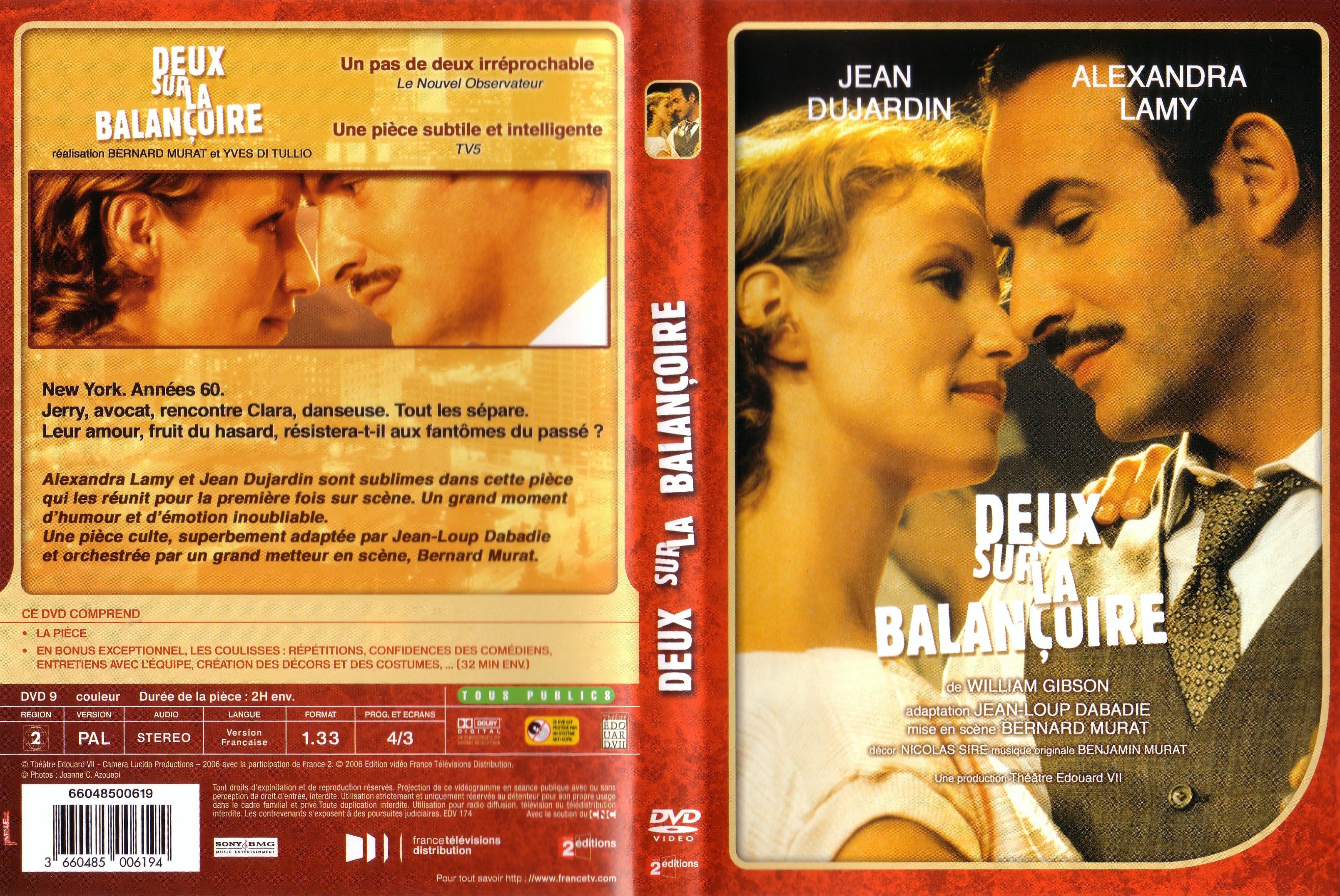 Jaquette DVD Deux sur la balancoire