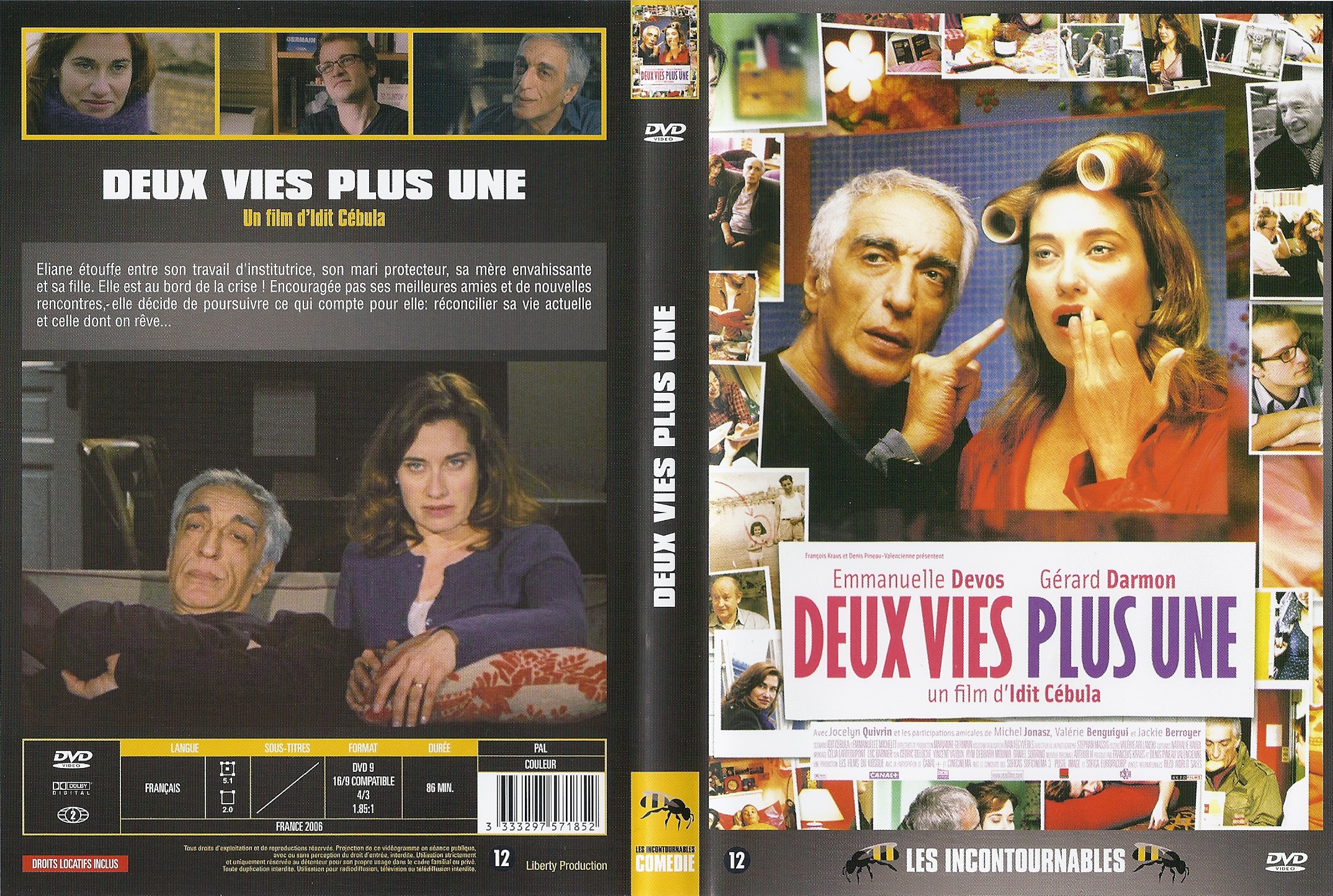Jaquette DVD Deux vies plus une v2