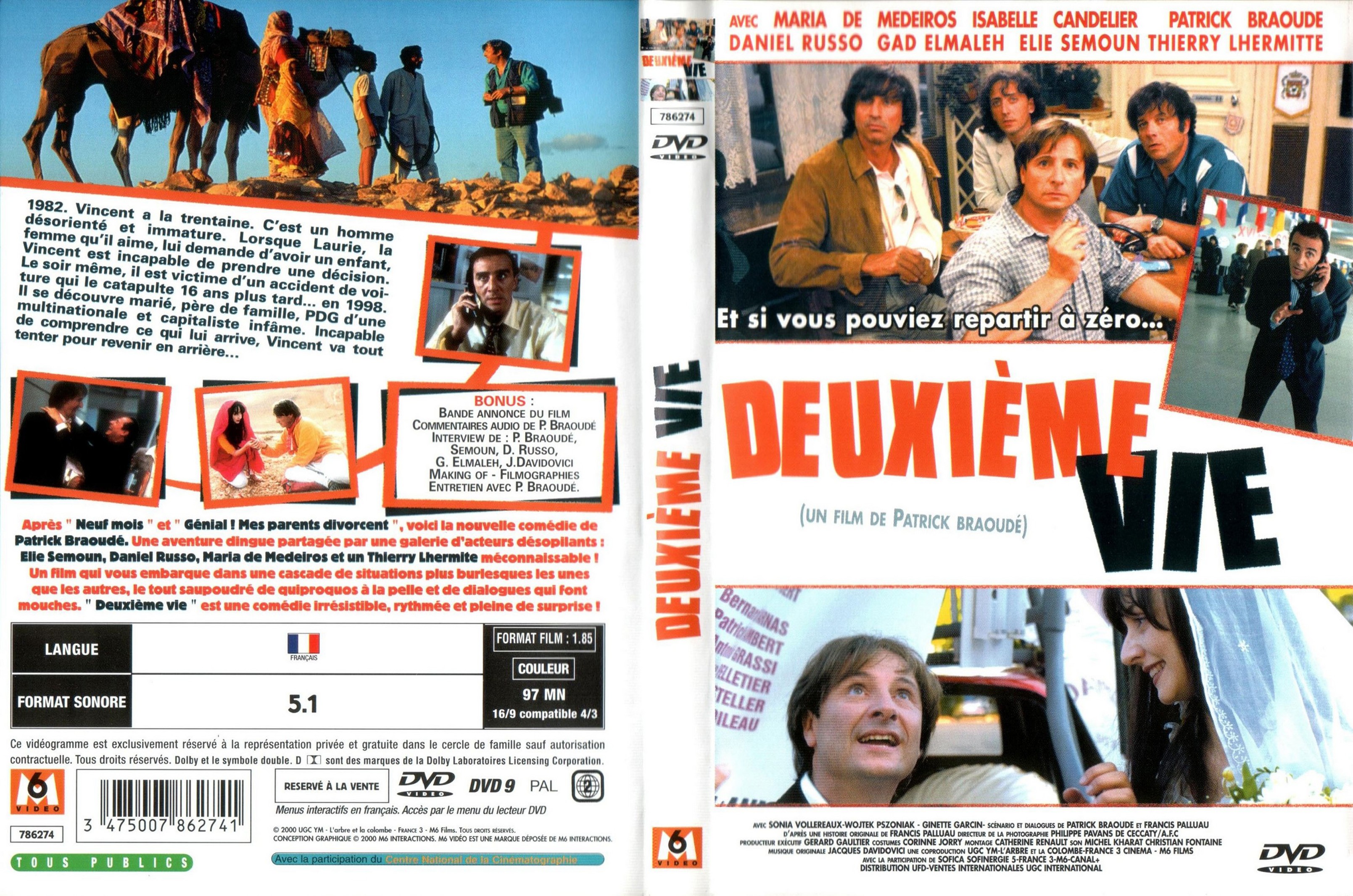 Jaquette DVD Deuxime vie