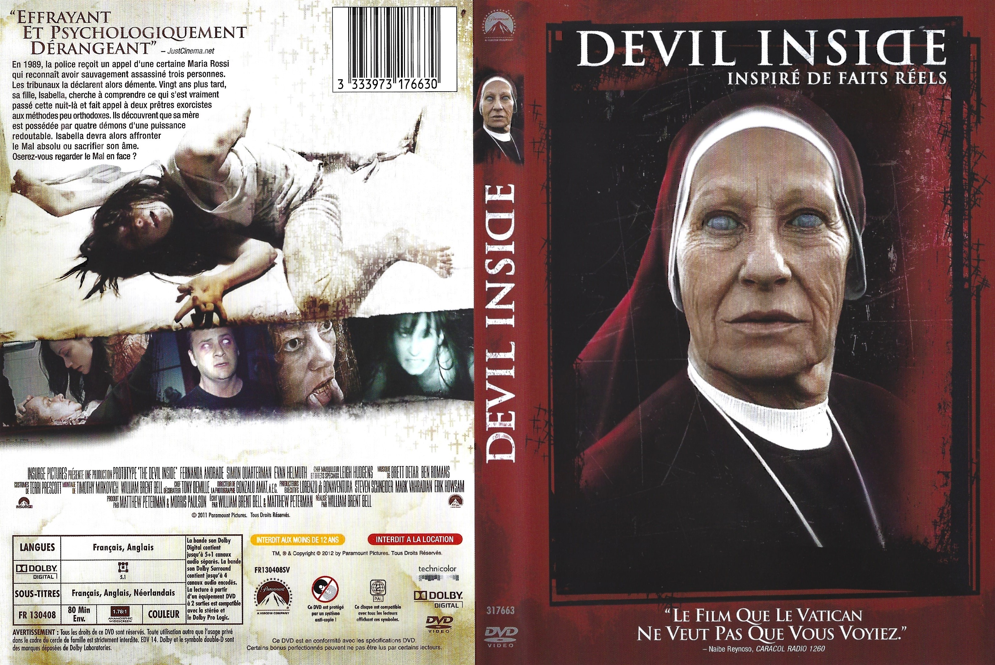 Jaquette DVD Devil Inside