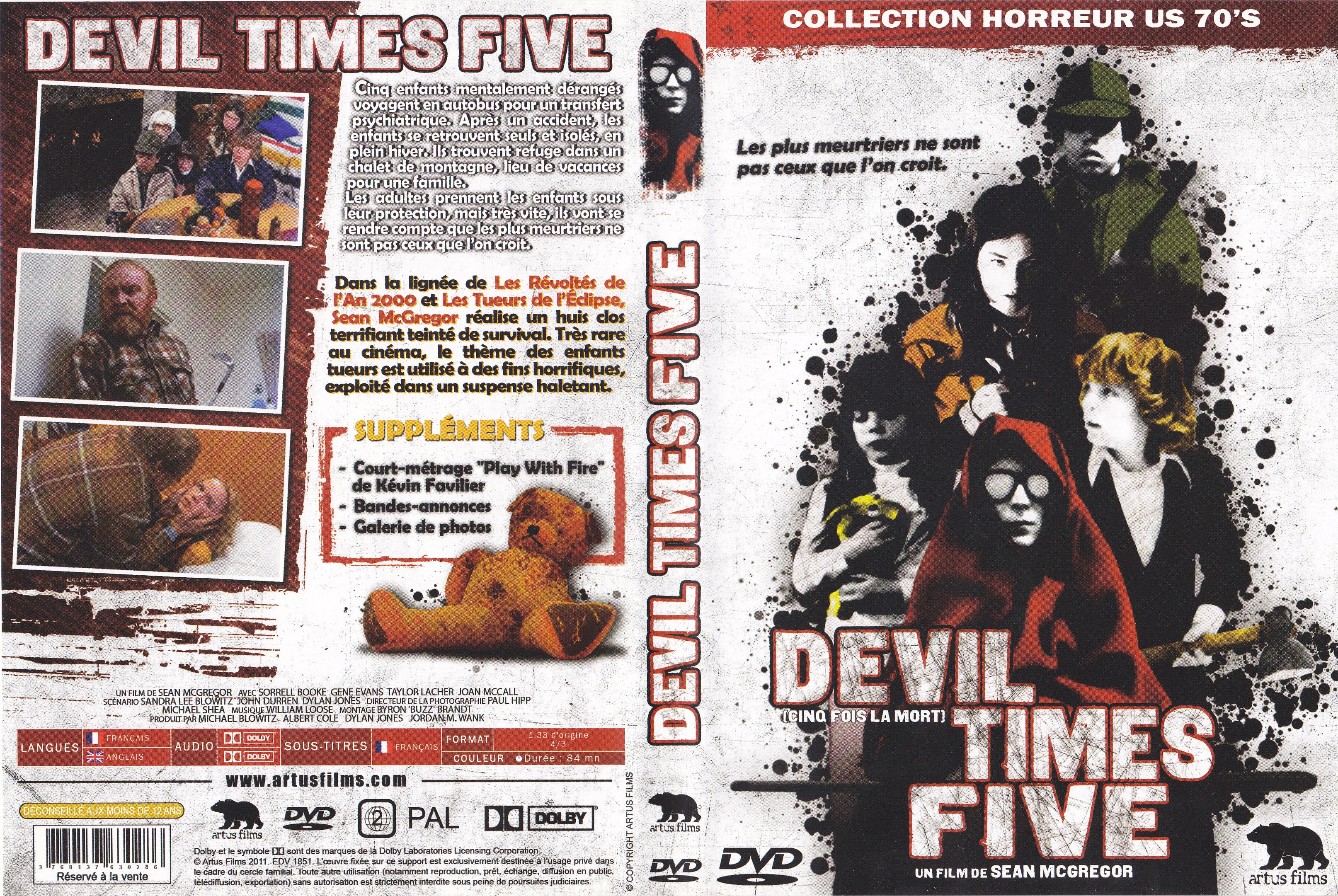Jaquette DVD Devil Times Five - Cinq Fois la Mort