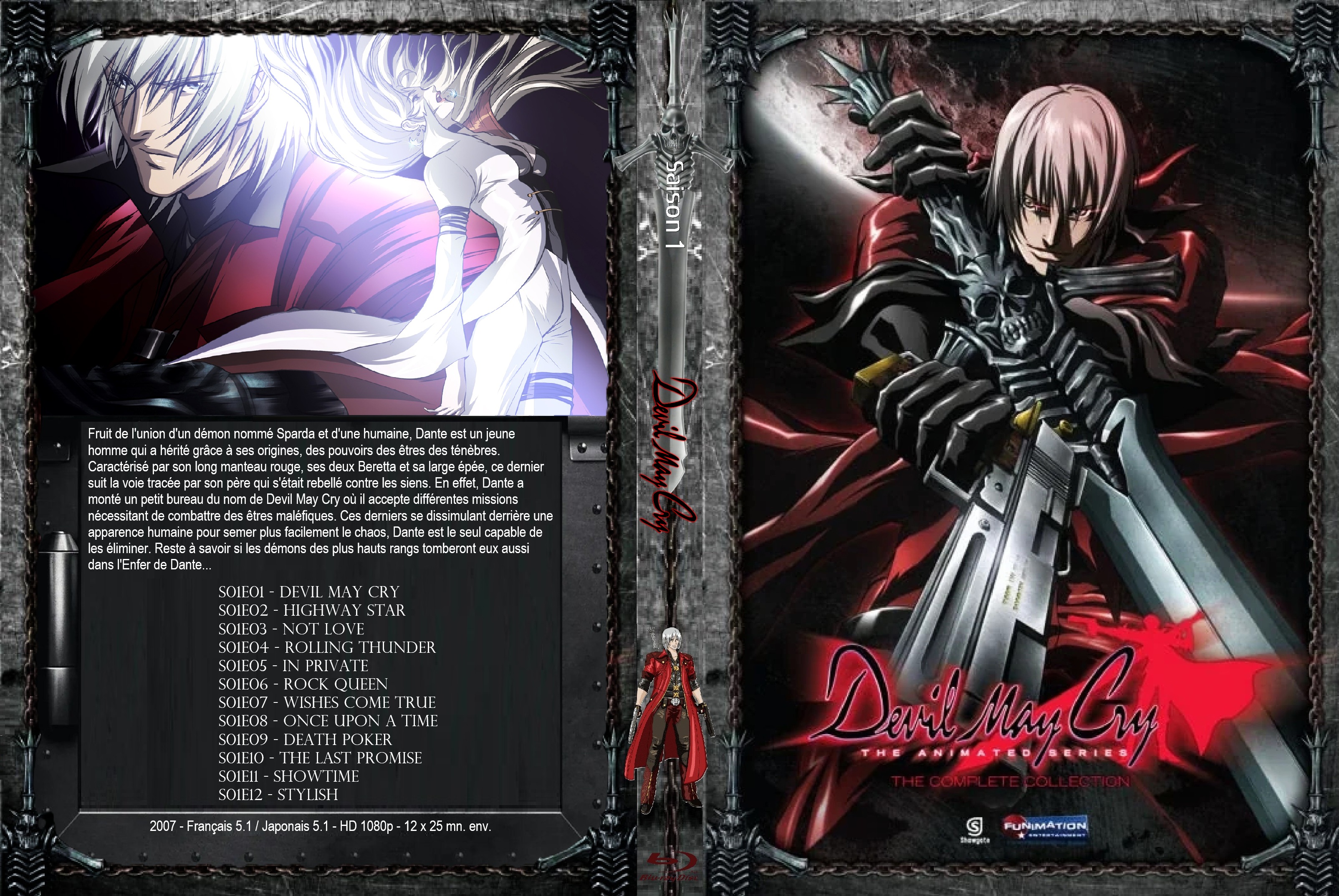 Jaquette DVD Devil may cry 2007 saison 1 custom