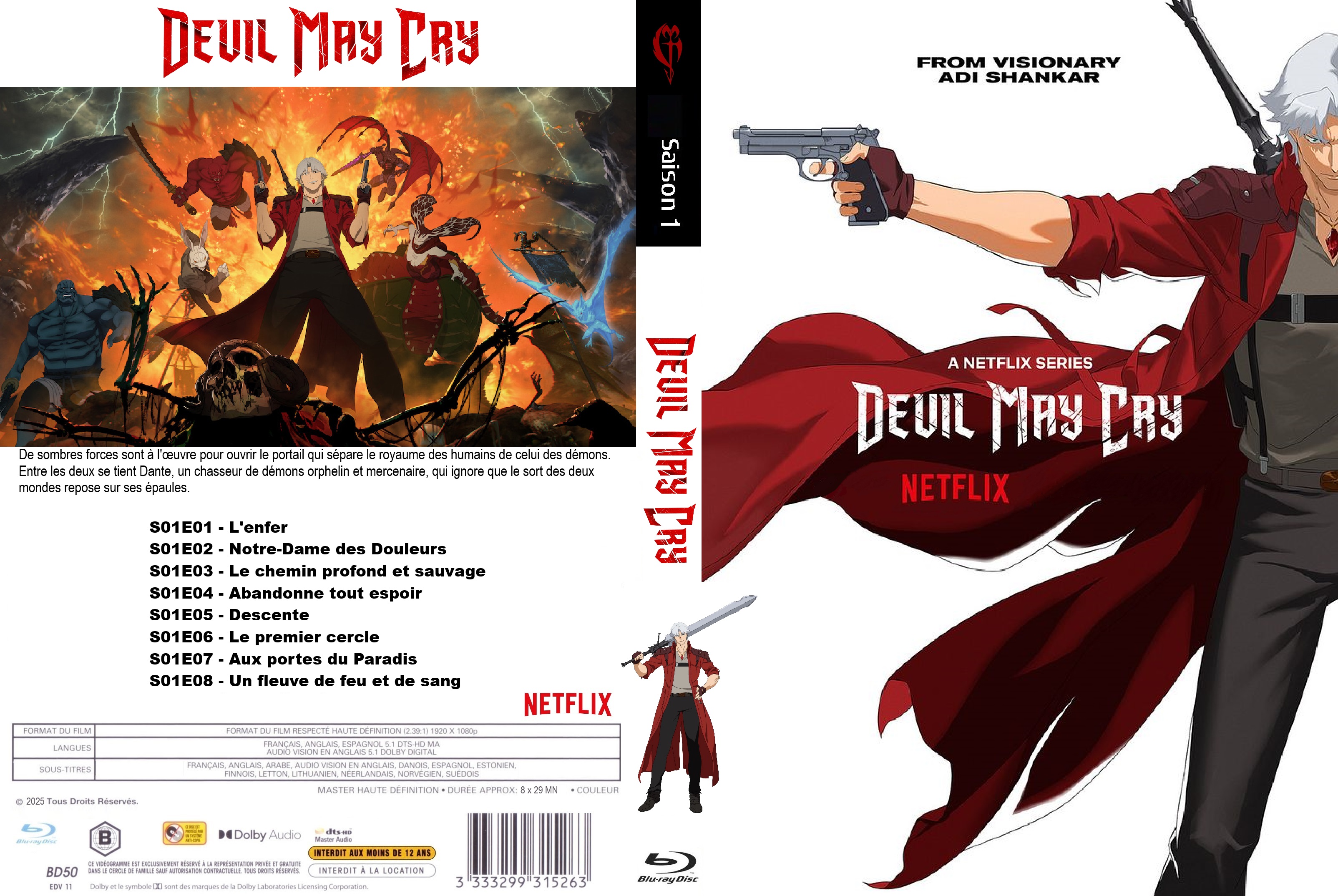 Jaquette DVD Devil may cry saison 1 custom