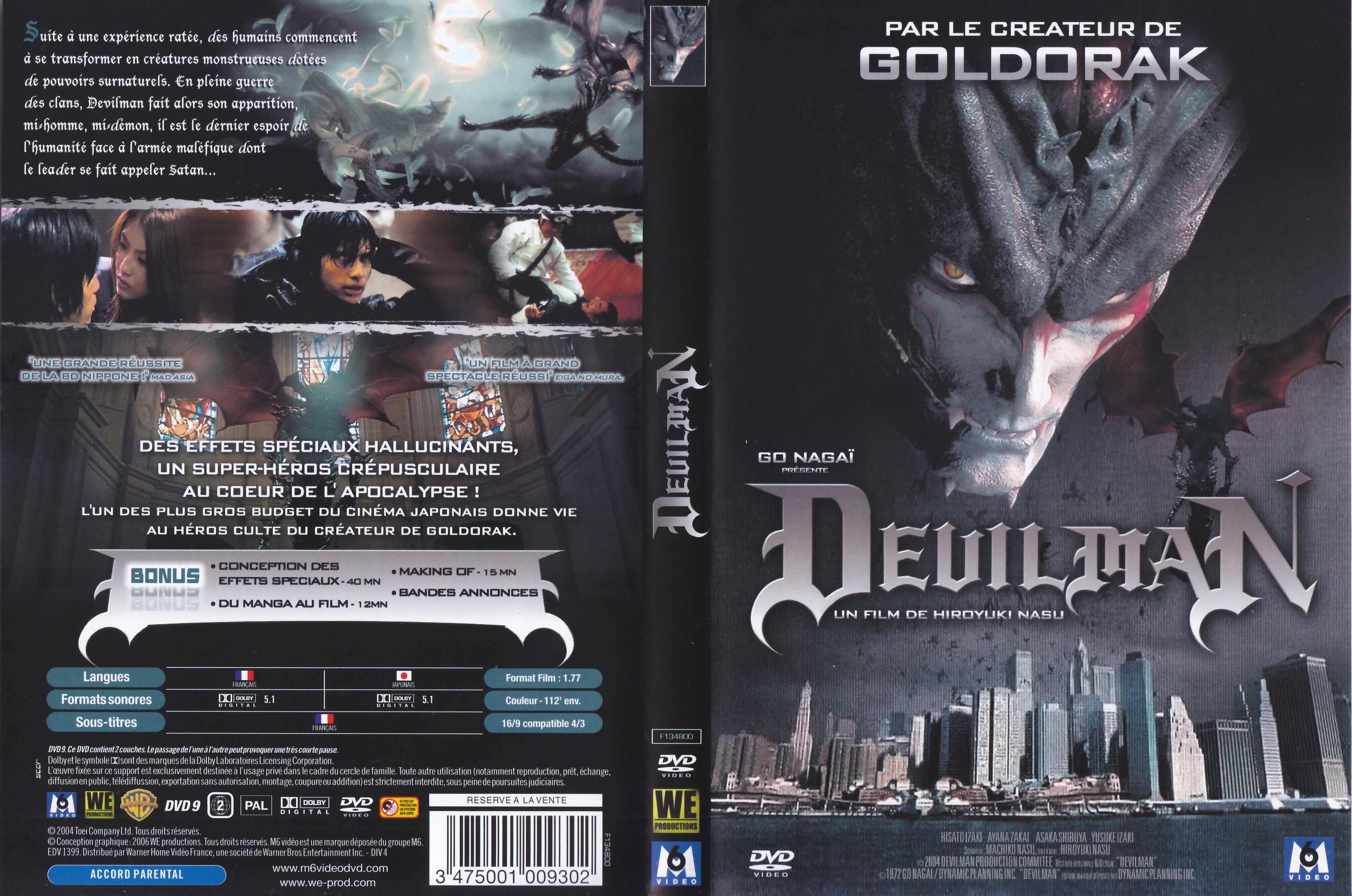 Jaquette DVD Devilman v2