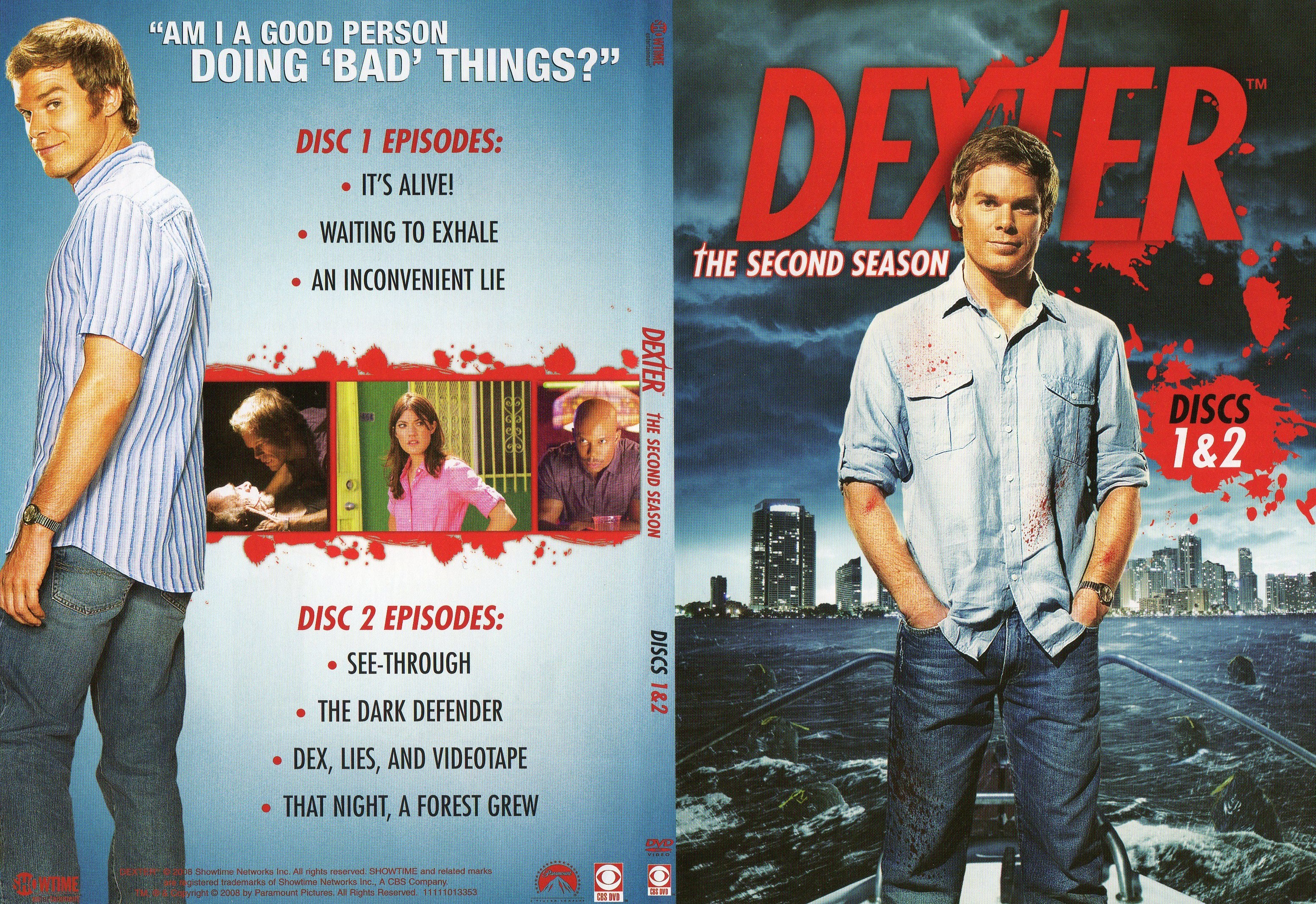 Jaquette DVD Dexter Saison 2 DVD 1 (Canadienne)