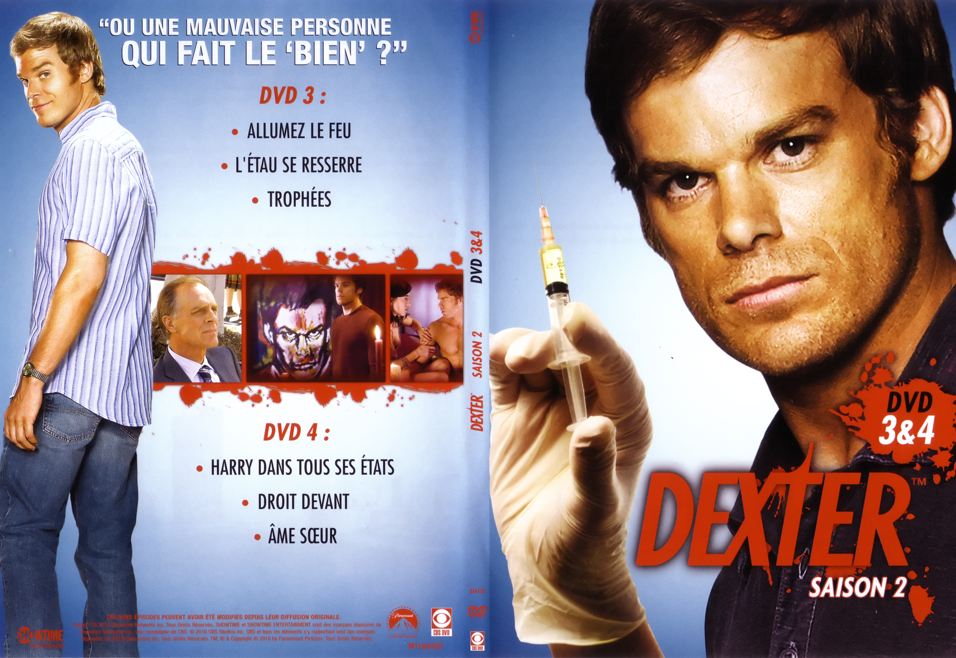 Jaquette DVD Dexter Saison 2 DVD 2