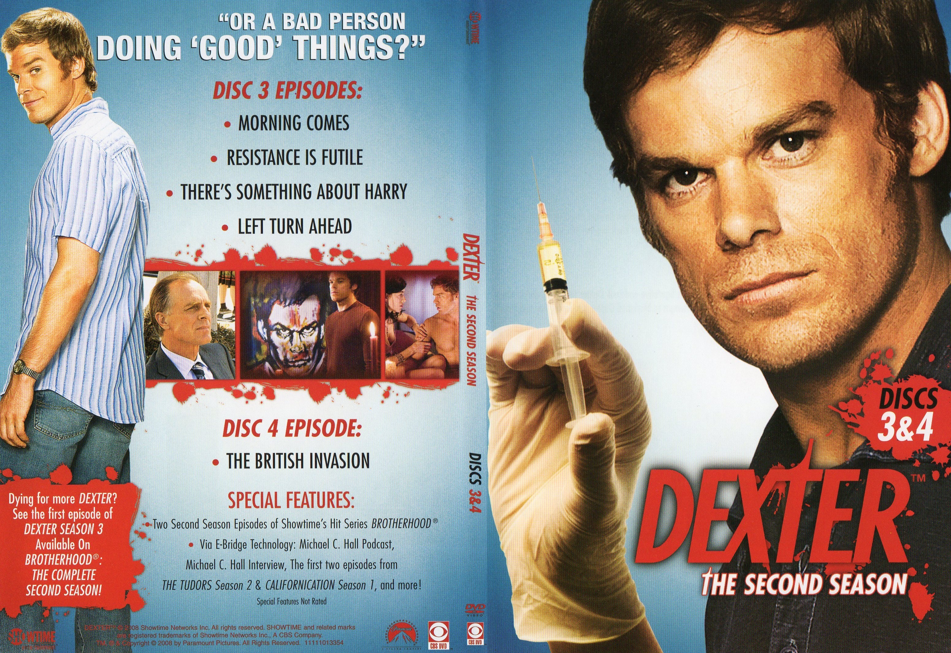 Jaquette DVD Dexter Saison 2 DVD 2 (Canadienne)