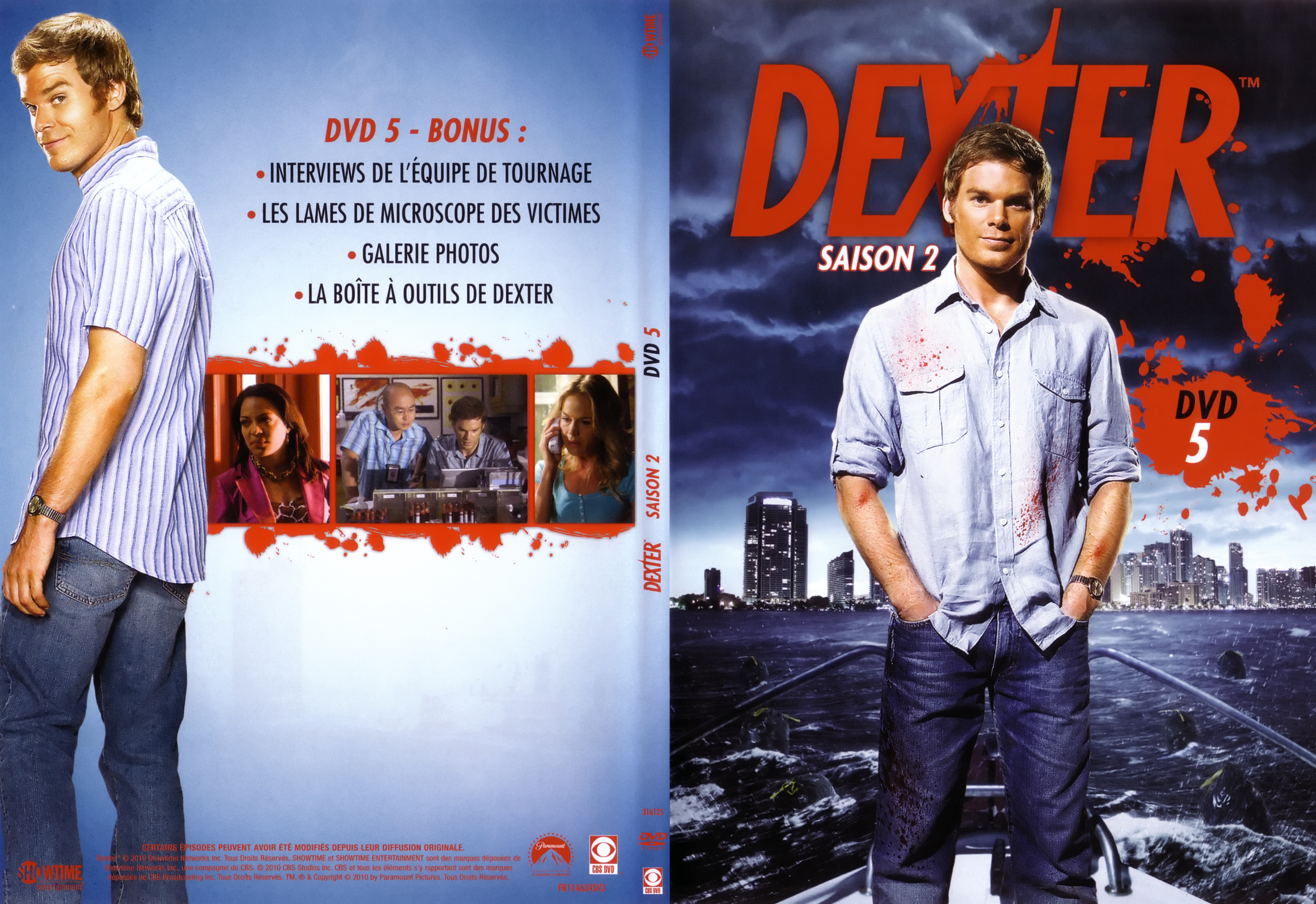 Jaquette DVD Dexter Saison 2 DVD 3