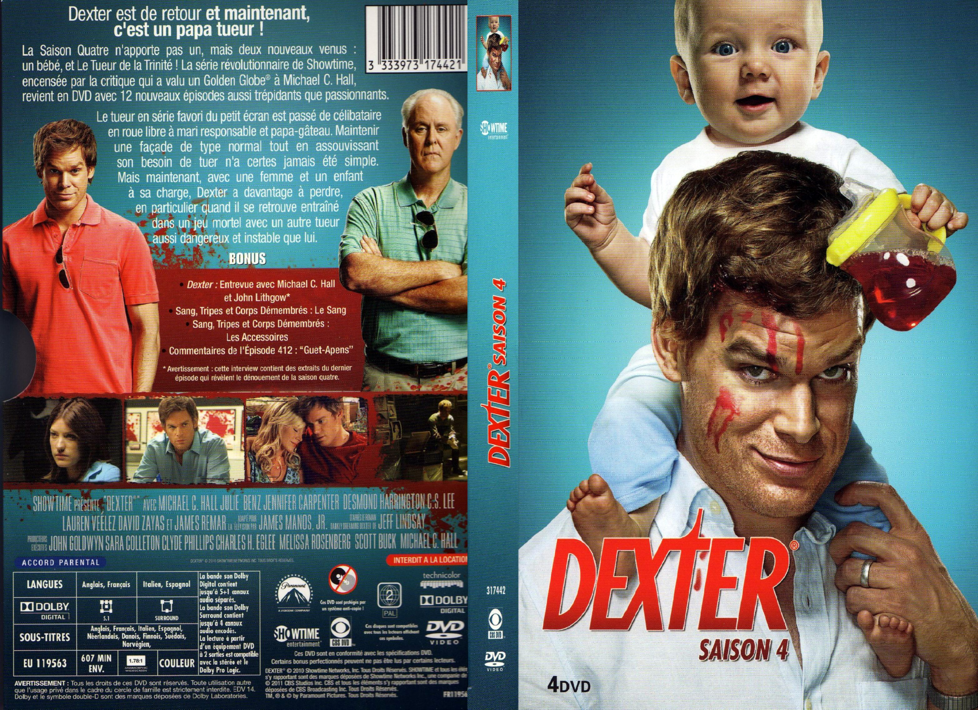 Jaquette DVD Dexter Saison 4