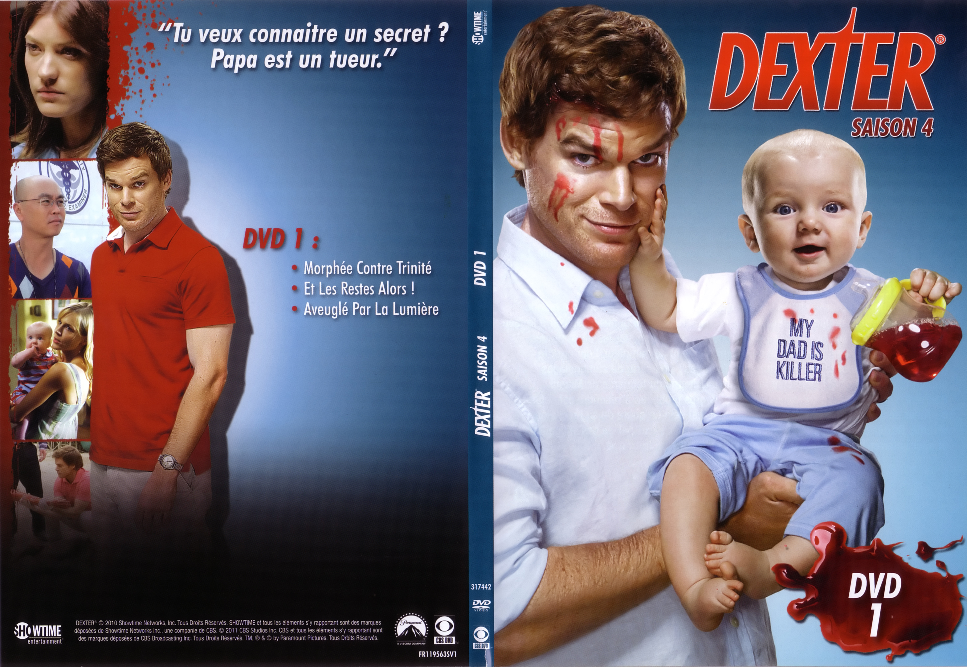 Jaquette DVD Dexter Saison 4 DVD 1