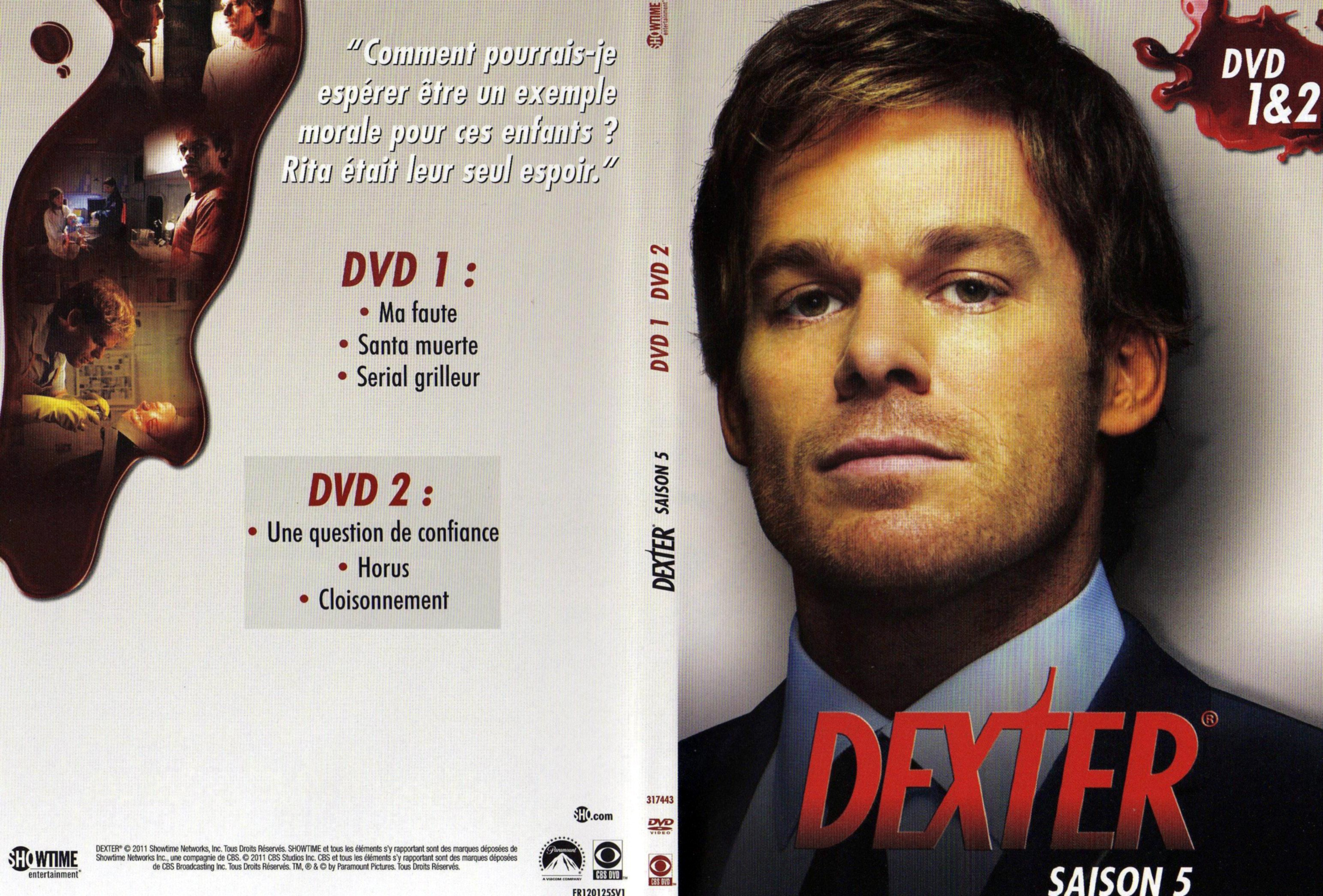Jaquette DVD Dexter Saison 5 DVD 1