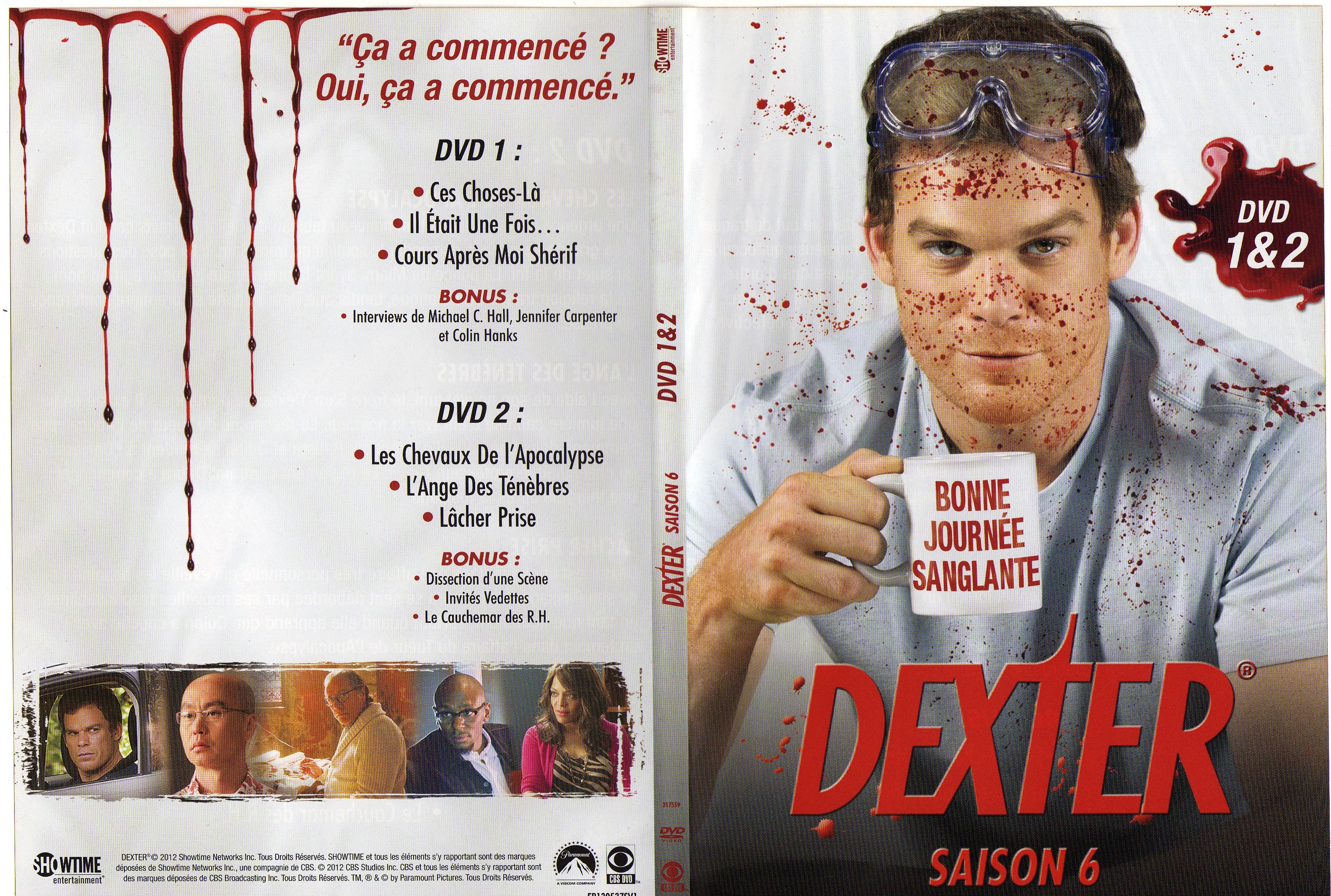 Jaquette DVD Dexter Saison 6 DVD 1
