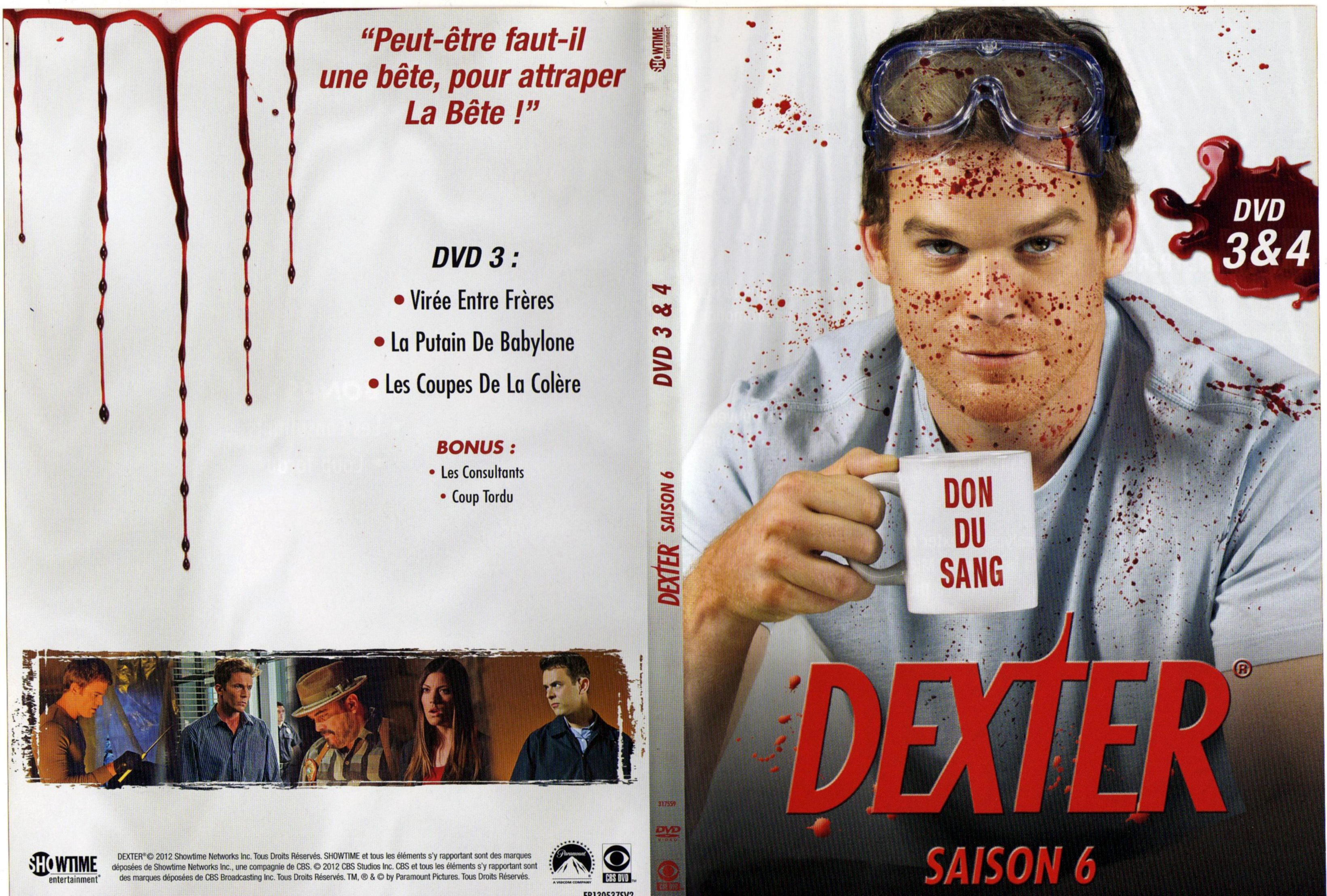 Jaquette DVD Dexter Saison 6 DVD 2