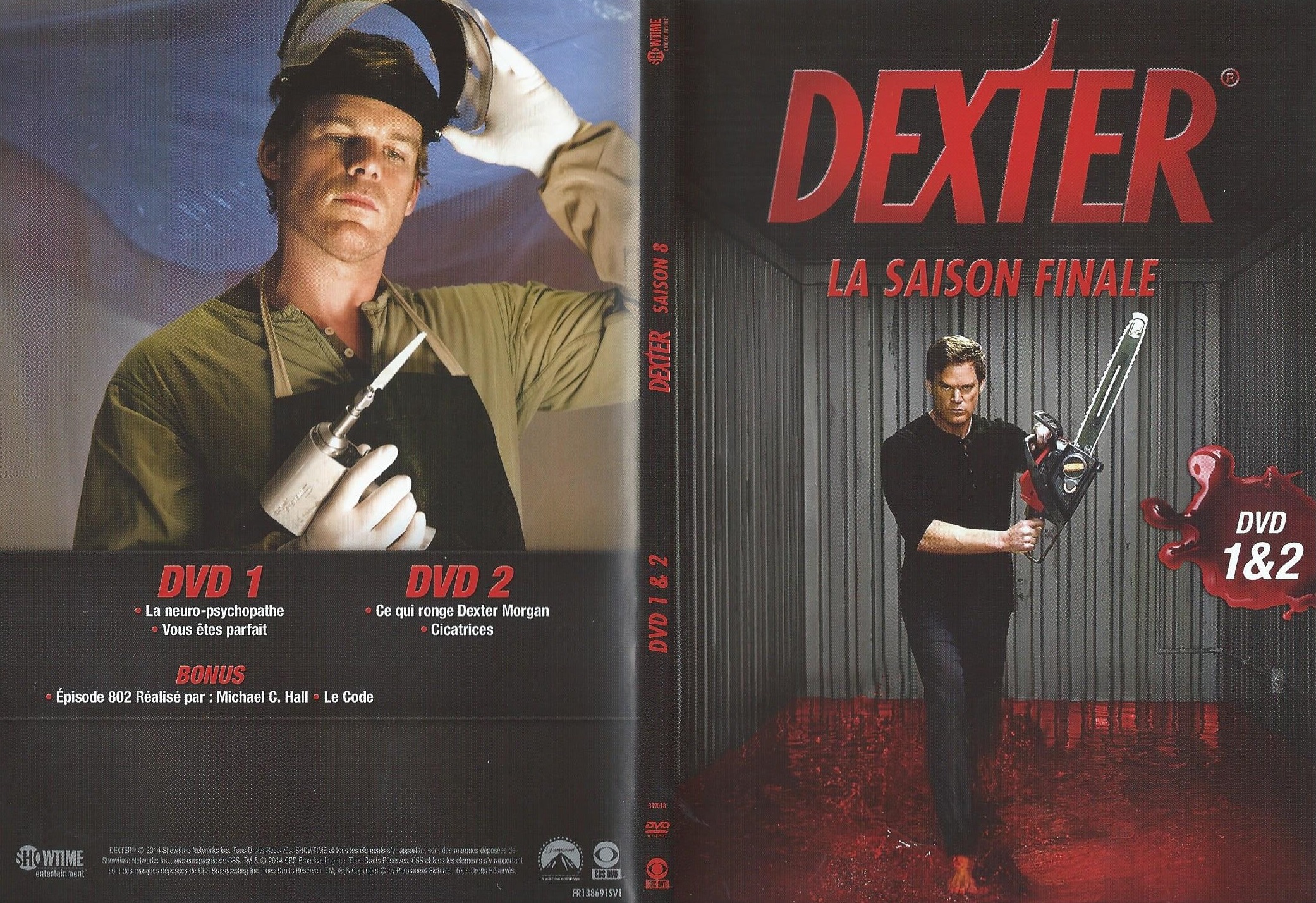 Jaquette DVD Dexter Saison 8 DVD 1